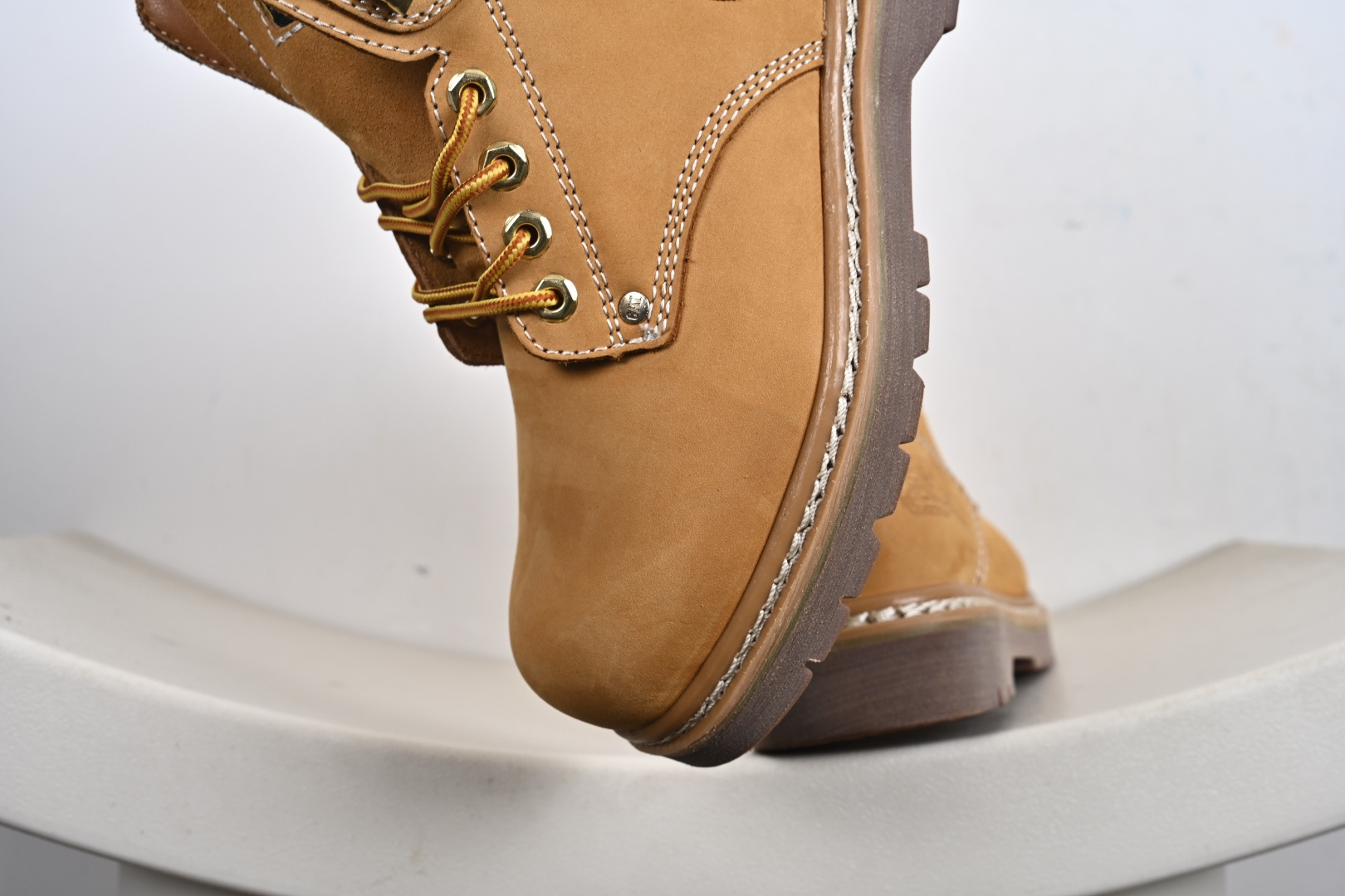 260 硬汉推土机品牌CAT卡特 BRUISERB4C Founder 高帮加绒马丁靴冬季户外休闲鞋潮流工装靴“麦黄黑水晶底 P441009G3UDR401