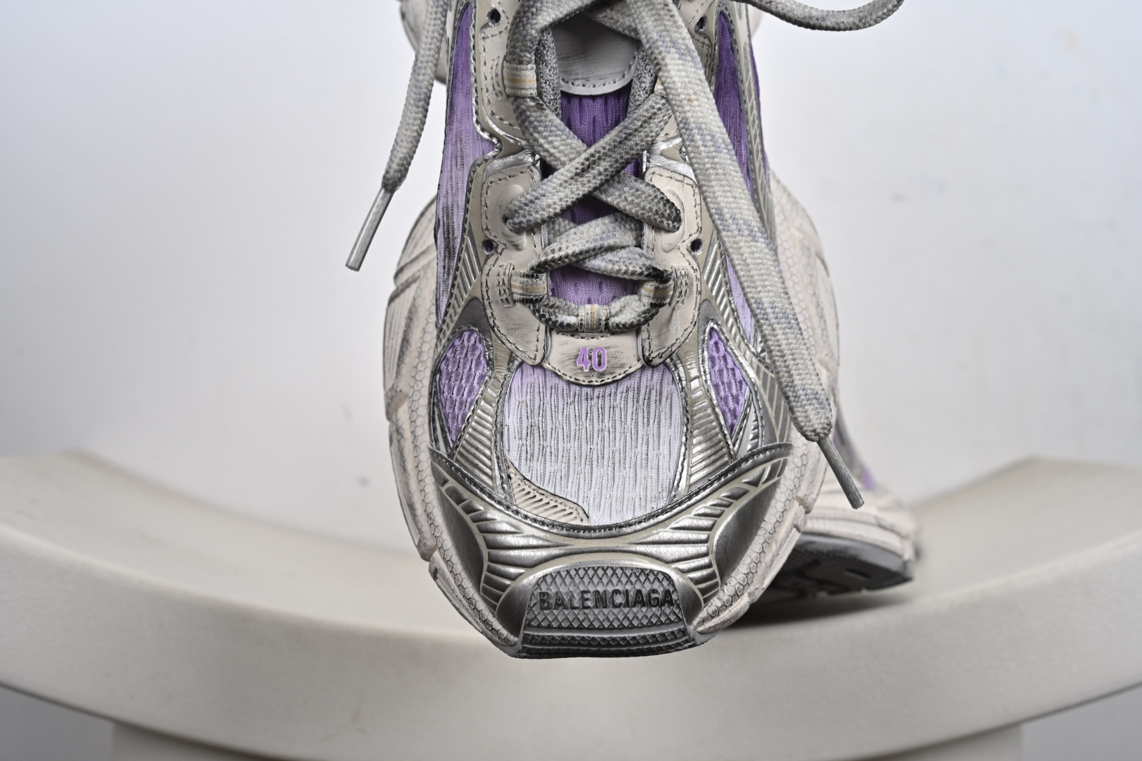 350 喷彩渐变Balenciaga 巴黎世家 3XL 灰紫 734731 W3XGM 5590