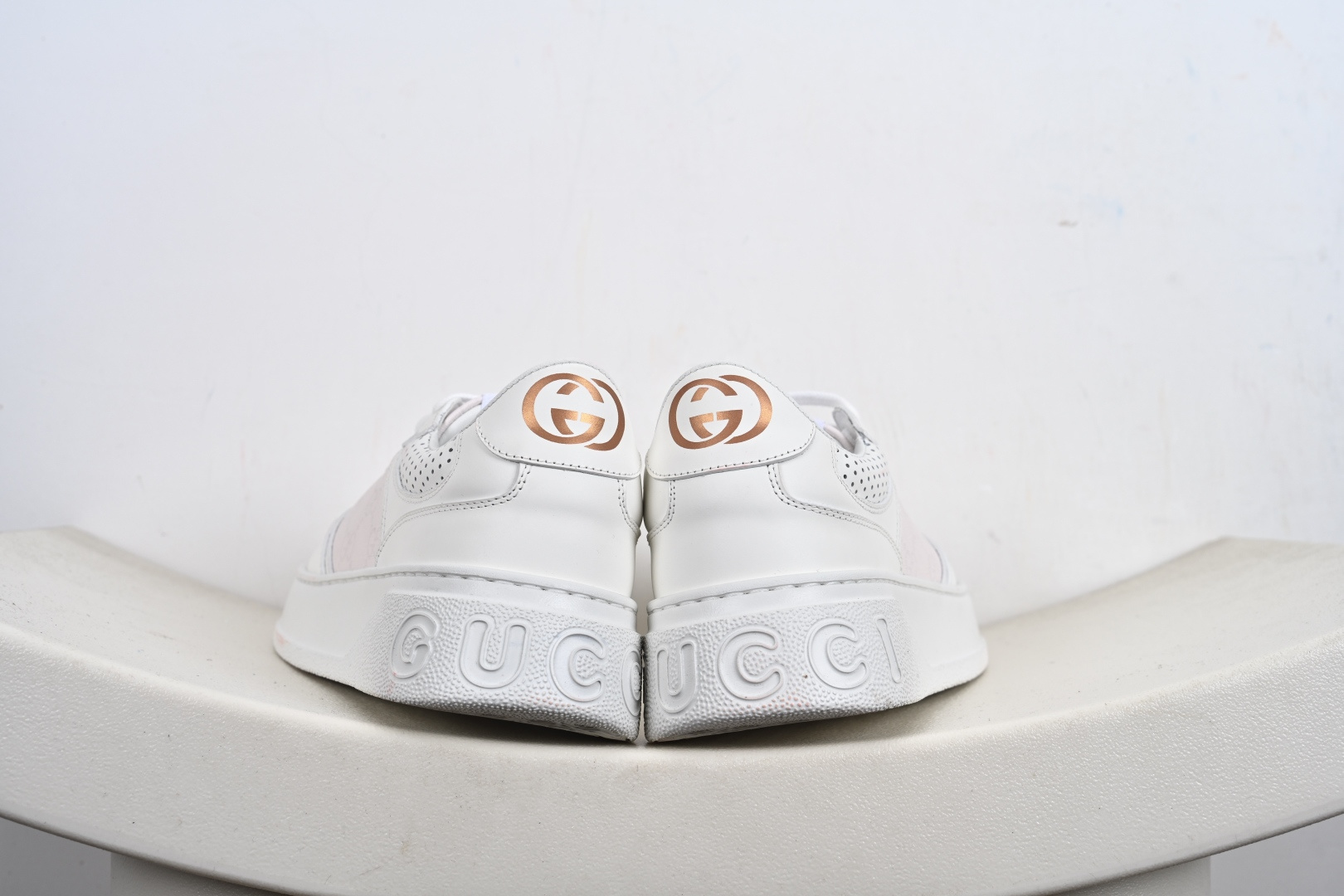 300 意大利时装奢饰品牌·古驰Gucci Screener GG Wayne Low 韦恩溶解系列经典原型复古百搭做旧老爹厚底板鞋 431942