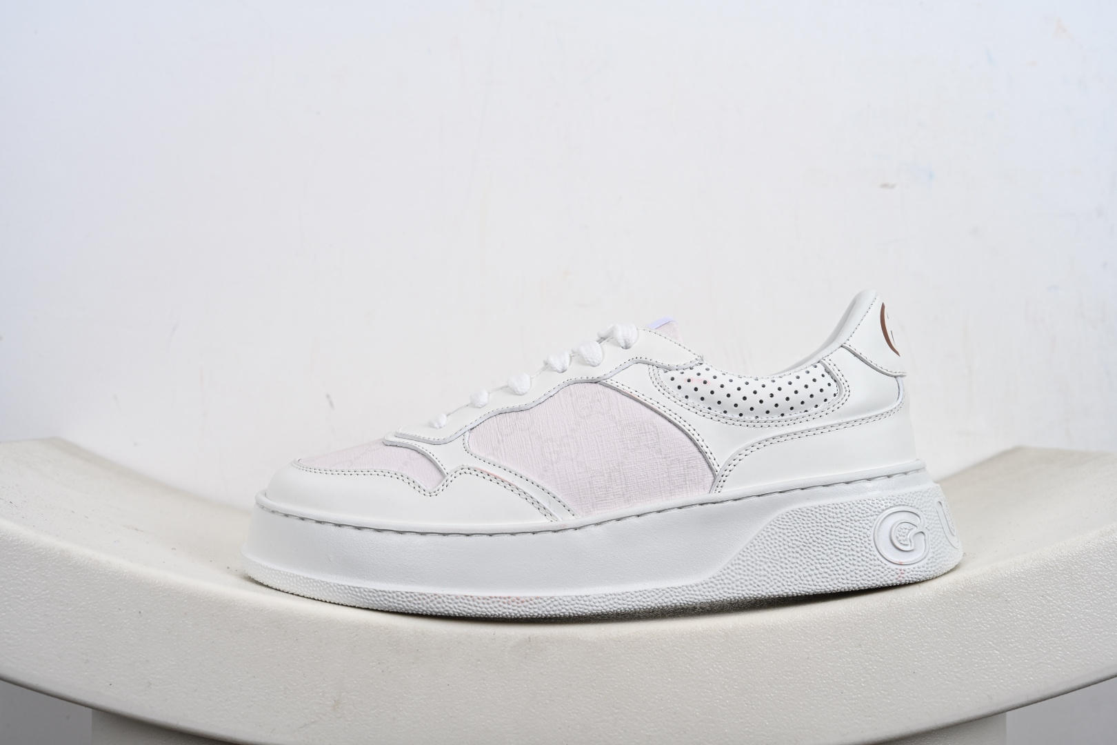 300 意大利时装奢饰品牌·古驰Gucci Screener GG Wayne Low 韦恩溶解系列经典原型复古百搭做旧老爹厚底板鞋 431942