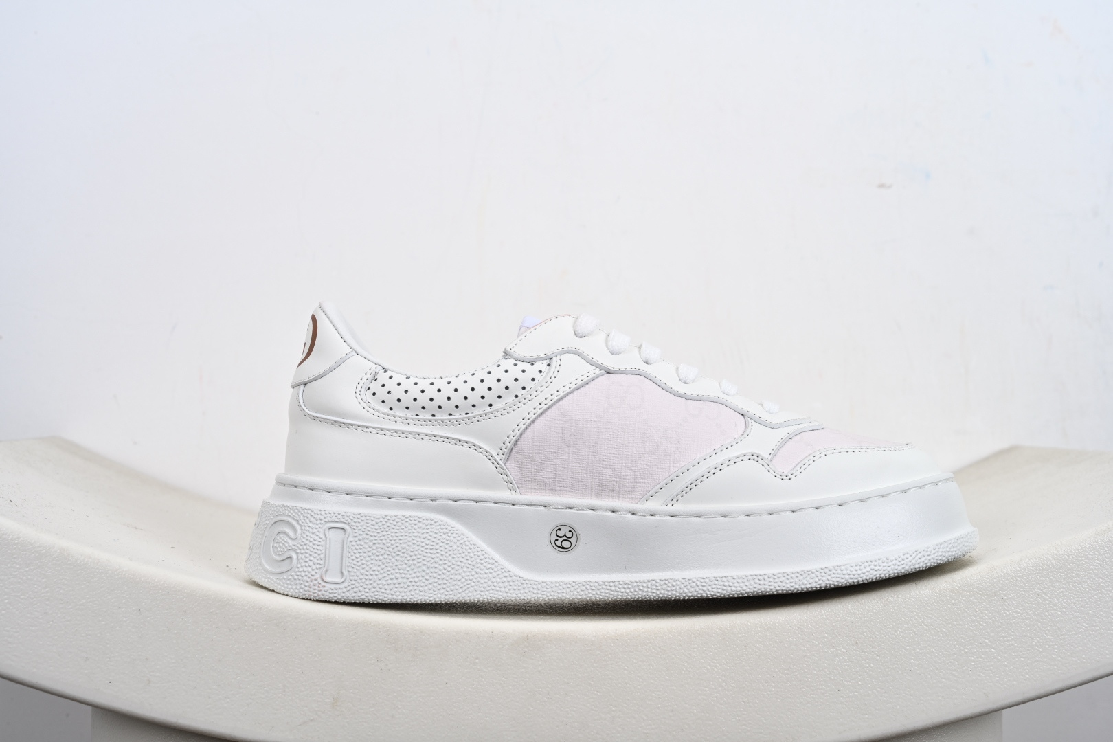 300 意大利时装奢饰品牌·古驰Gucci Screener GG Wayne Low 韦恩溶解系列经典原型复古百搭做旧老爹厚底板鞋 431942