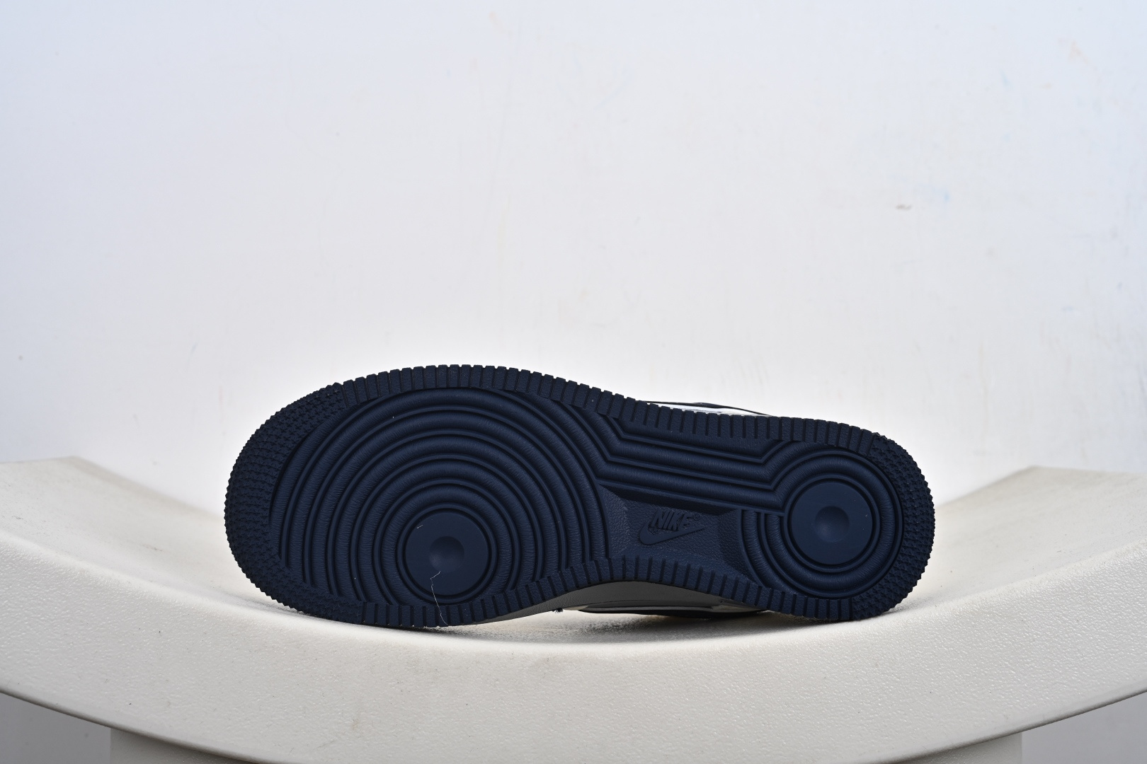 定制版Nike Air Force 1'07 Low 猿人头BaPe联名 米灰蓝 空军一号低帮休闲板鞋 SM6668-111