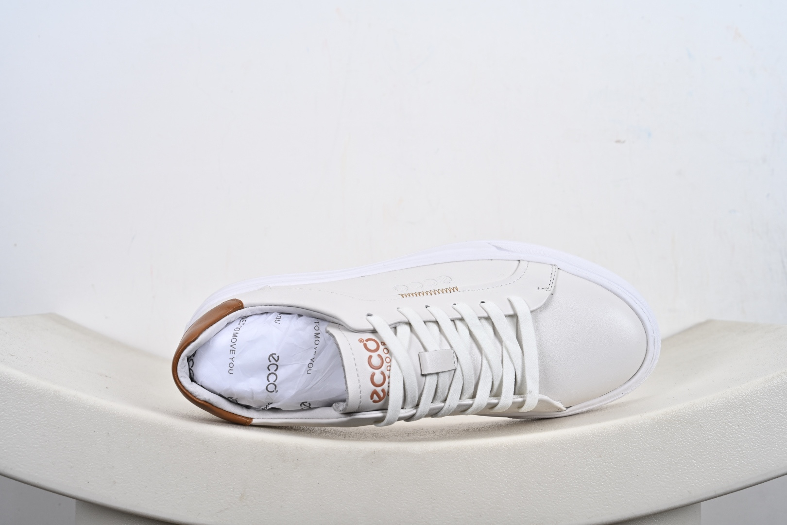 300 Ecco 爱步 2022新款柔酷7号系列低帮百搭休闲板鞋 983257-01002 01001