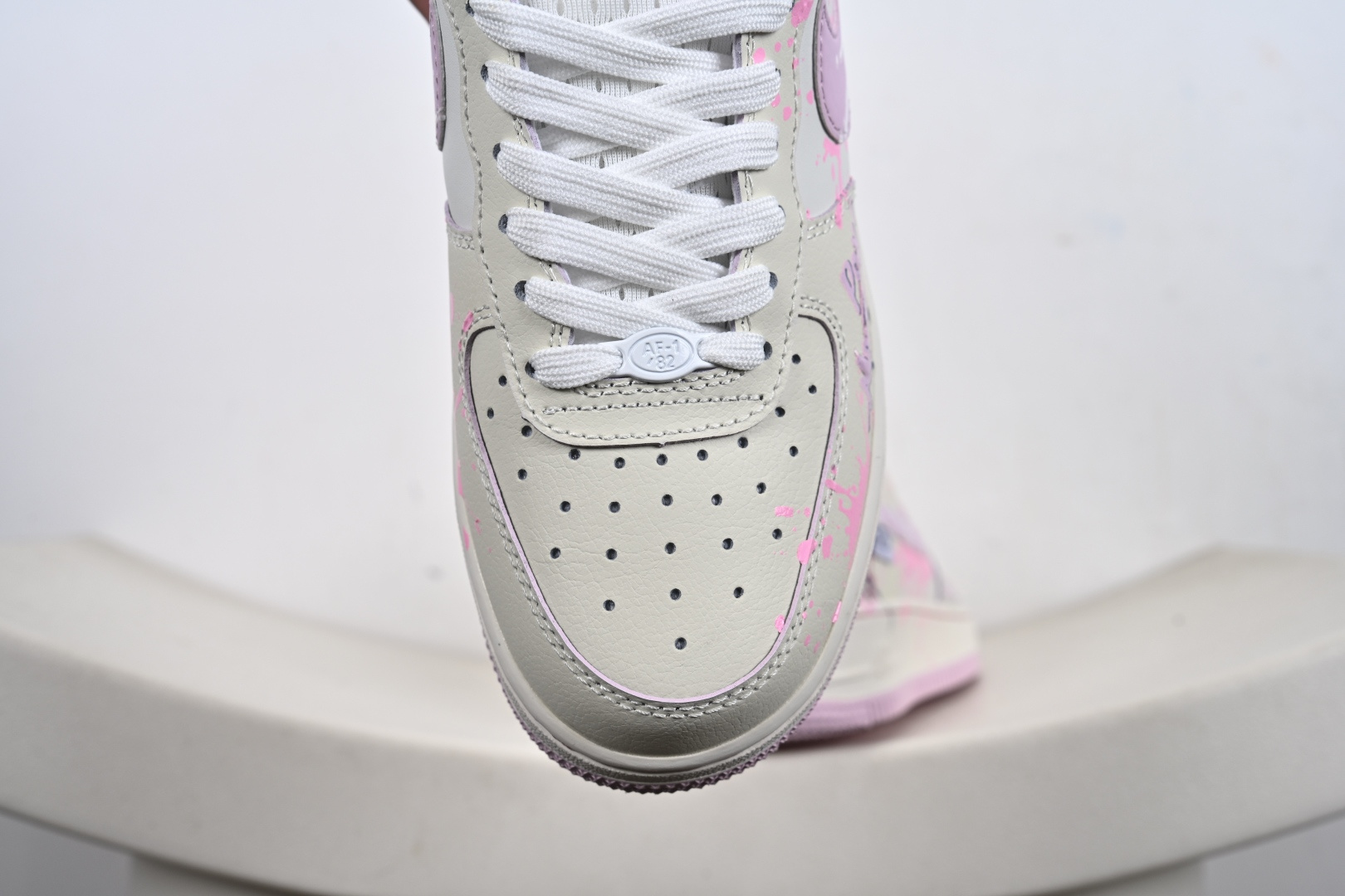 手绘涂鸦“紫粉甜绘”Nike Air Force 1 “Purple Pink Sweet Painting”空军一号定制板鞋 FB1839-122