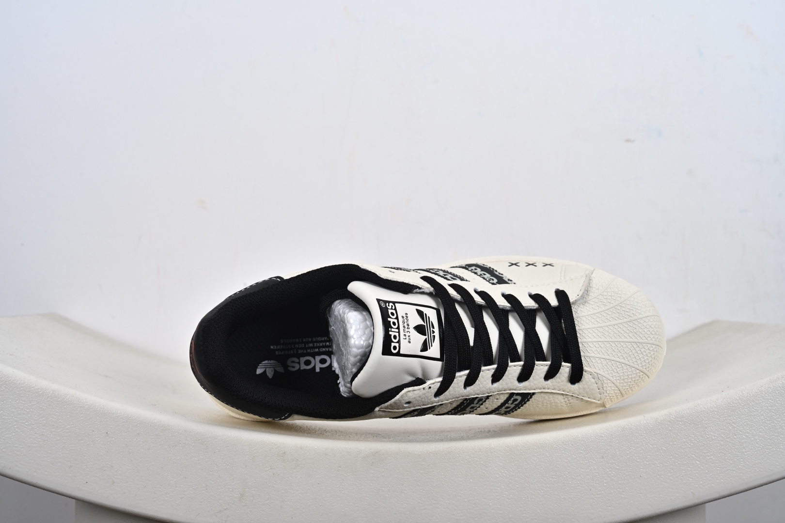 240 adidas Gazelle INdoor 定制贝壳头 三叶草休闲防滑耐磨低帮板鞋 DS0030