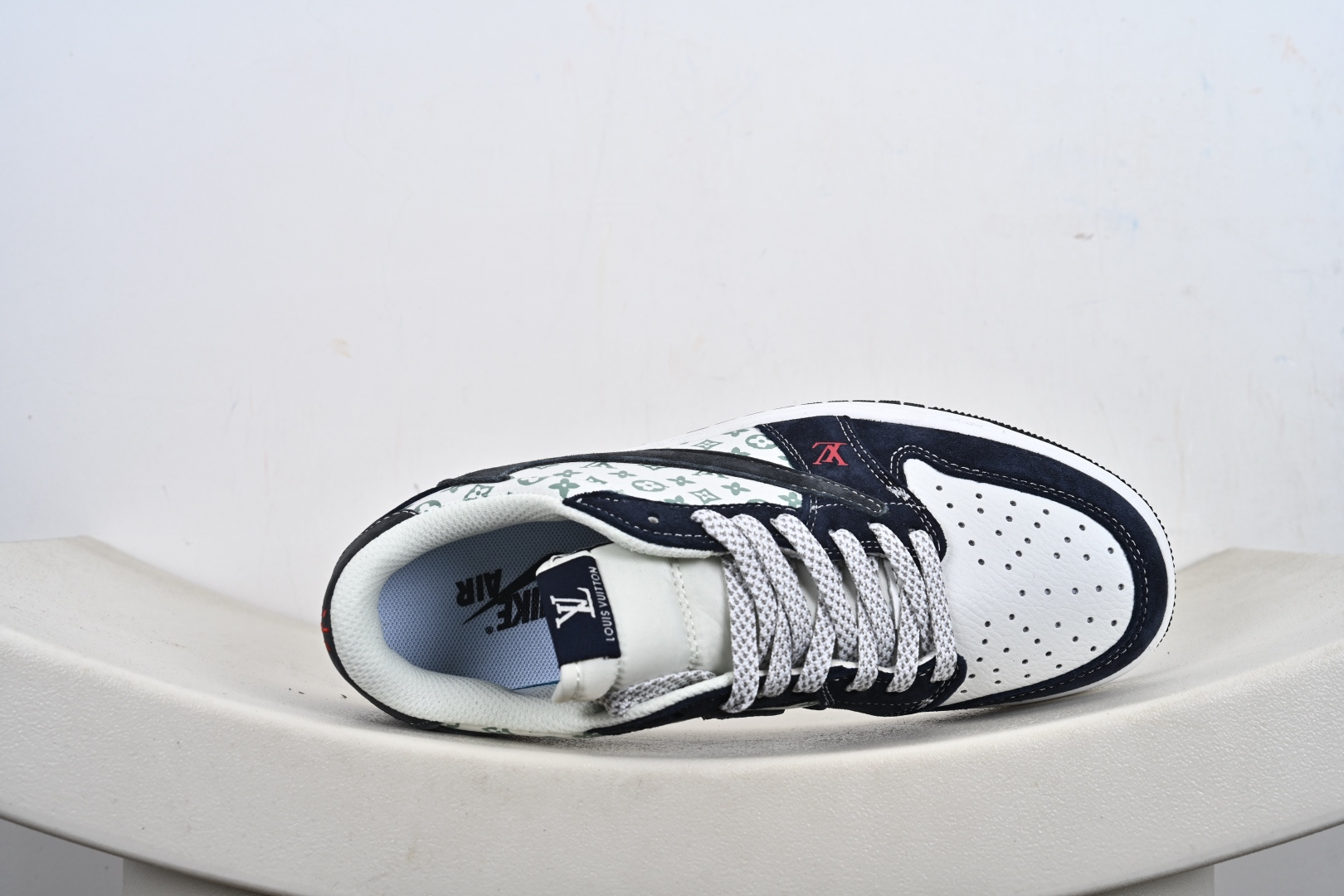 Fragment x Travis Scott x LV Air Jordan 1 Low 三方联名倒钩 DZ5899-034