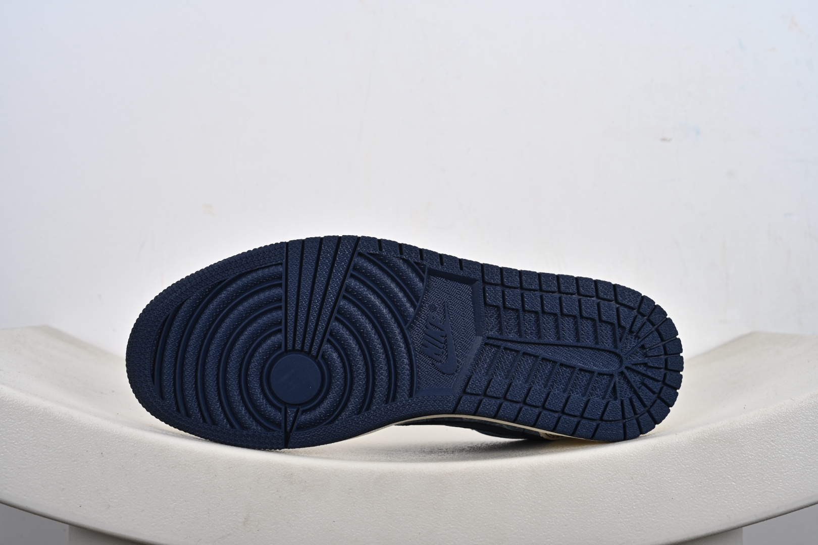 定制版Travis Scott x Fragment Design x Air Jordan 1 Low OG SP AJ1 乔1联名 白蓝牛仔 低帮文化休闲板鞋 LD2028-046