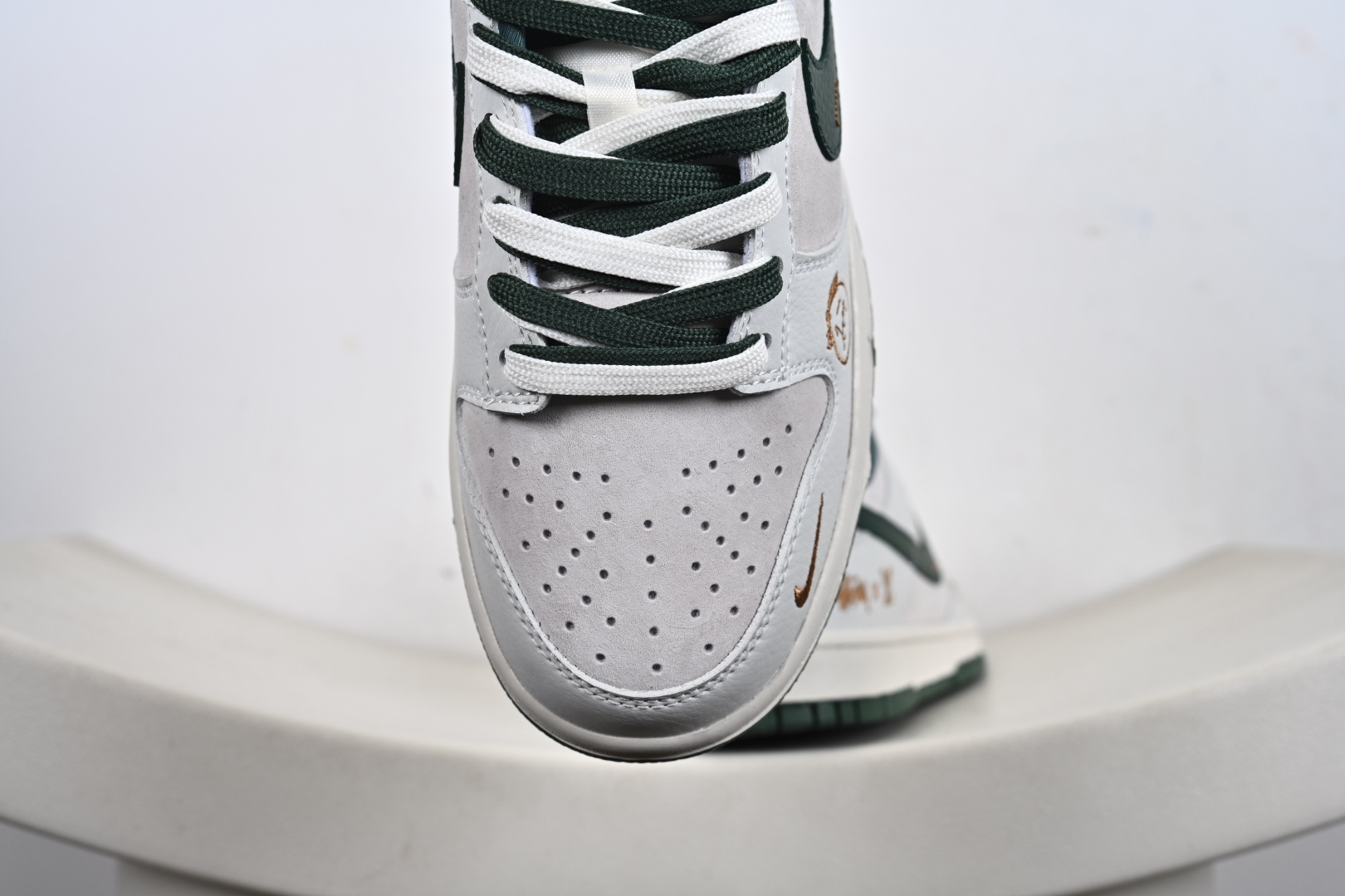 Stussy x LV x Nike Dunk Low 米白灰绿 SG6688-004