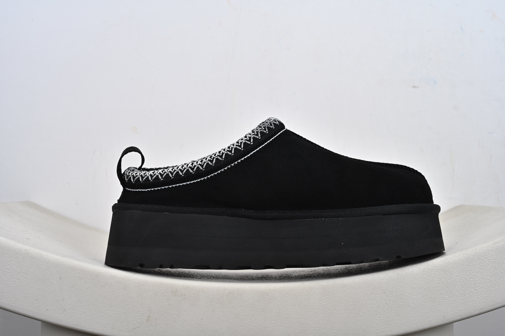 UGG 塔茨系列加厚款 穆勒风包头5CM半拖鞋 羊皮毛一体高品质雪地靴 1122553