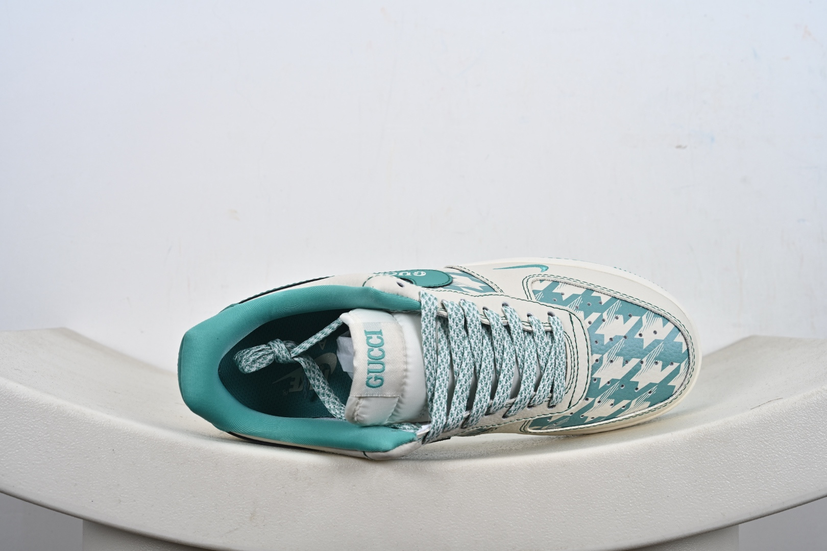 定制版NIke Air Force 1 '07 Low “古驰联名——薄荷绿”空军一号 低帮 运动鞋 XL1979-124