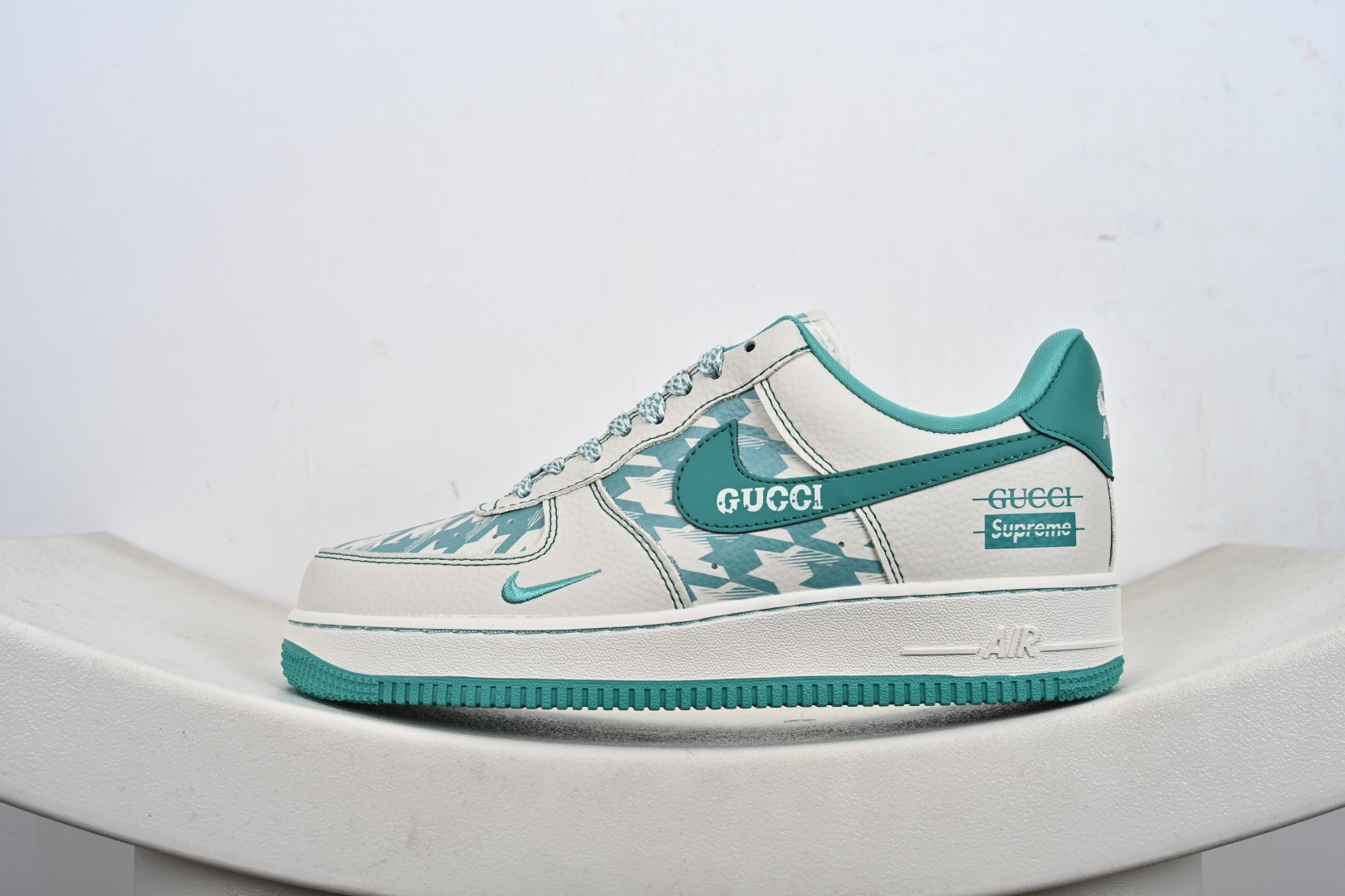 定制版NIke Air Force 1 '07 Low “古驰联名——薄荷绿”空军一号 低帮 运动鞋 XL1979-124