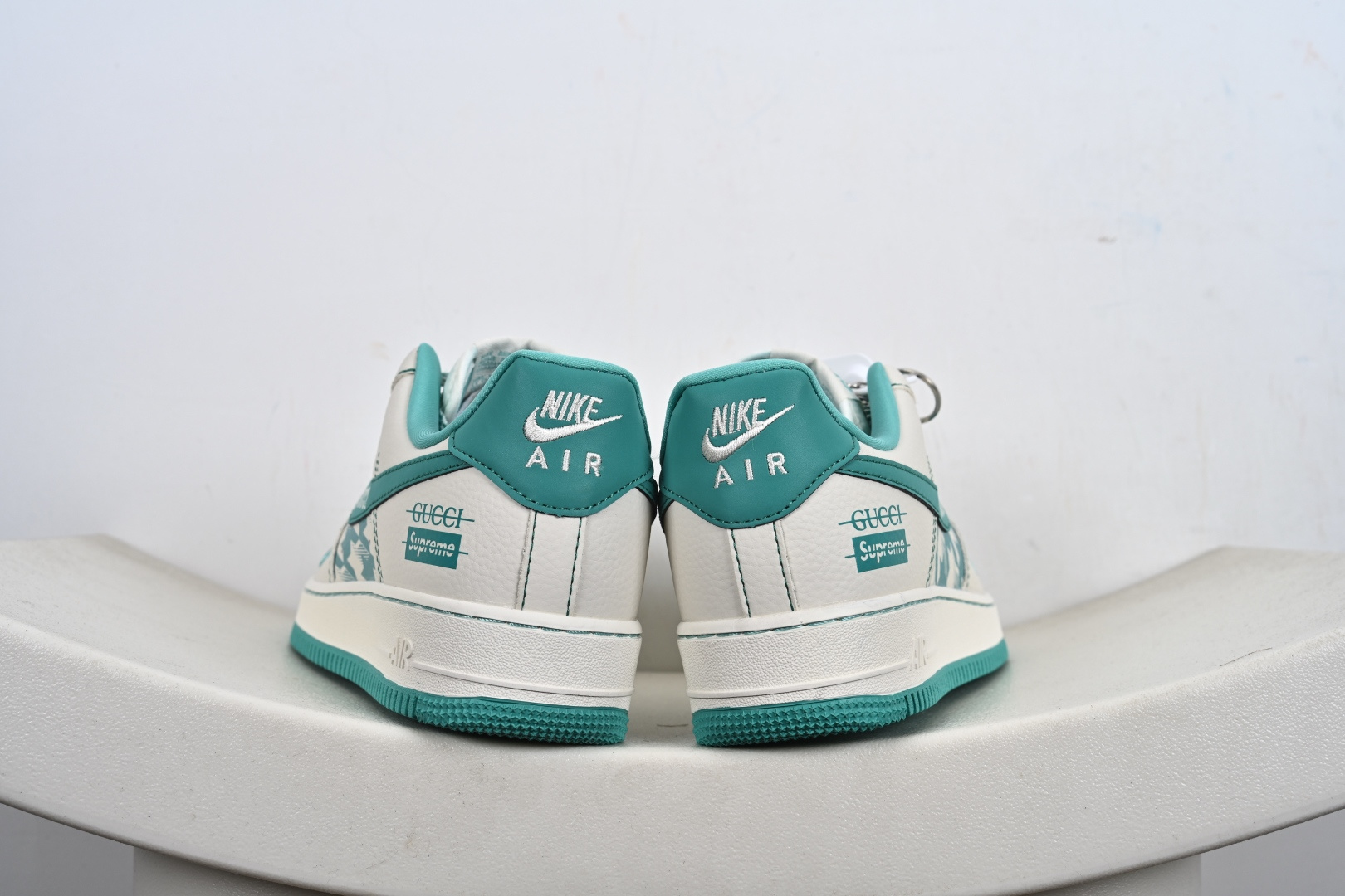 定制版NIke Air Force 1 '07 Low “古驰联名——薄荷绿”空军一号 低帮 运动鞋 XL1979-124