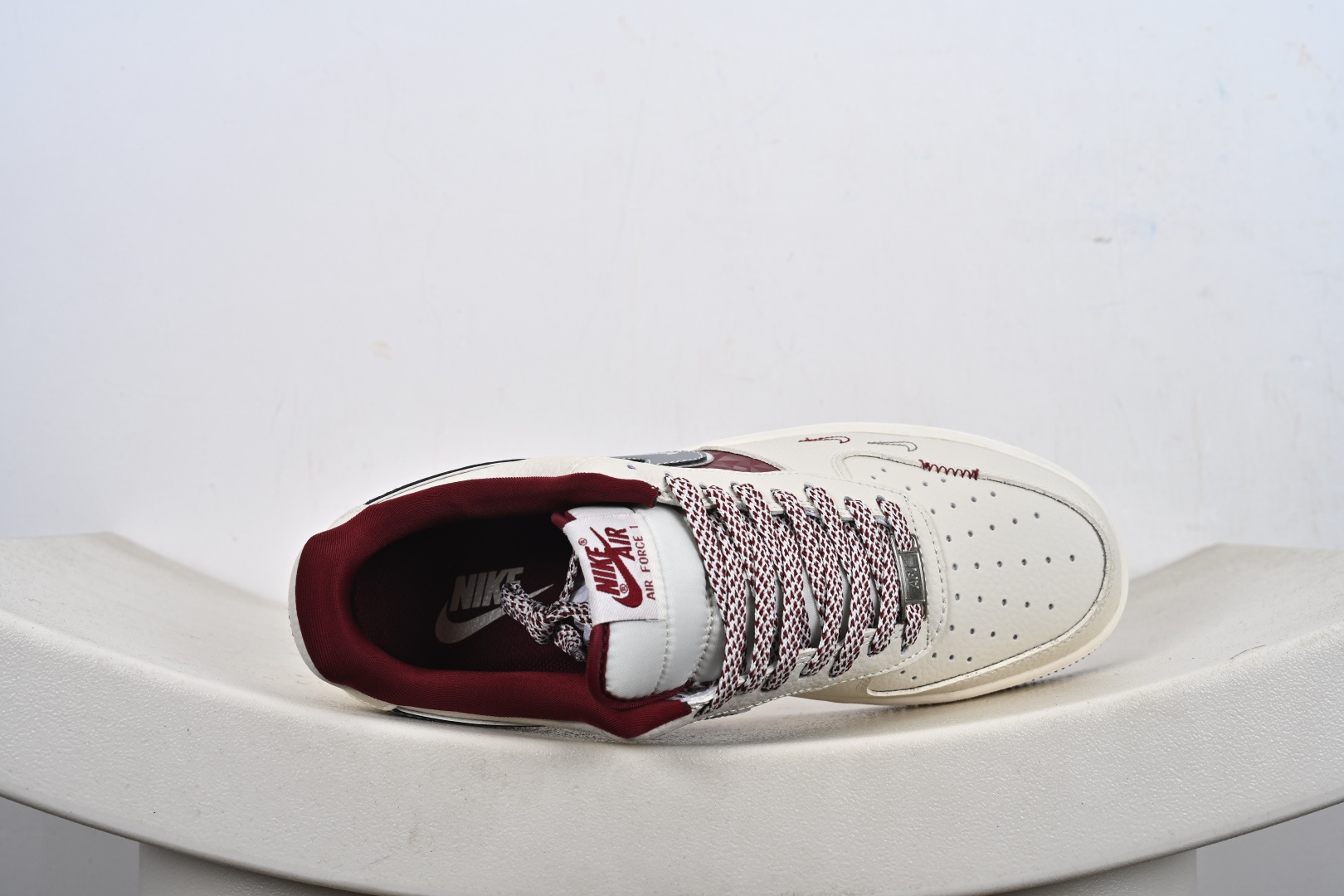 定制版NIke Air Force 1 '07 Low “北面联名——朱砂钻石”空军一号 低帮 运动鞋 休闲鞋 DF0188-112