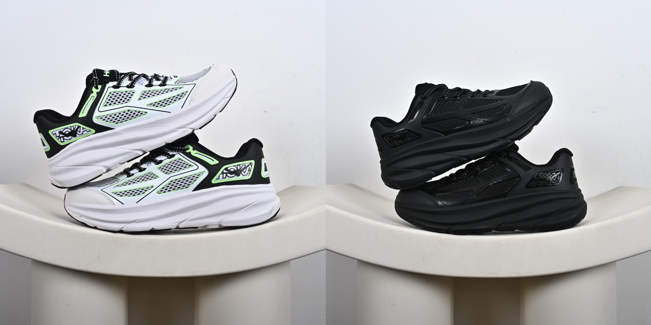 #合集💕
本地💰150支持放店
HOKA ONE ONE Clifton ONE9 克里夫顿9代专业性能减震公路跑步鞋 
货号：1155370/BWHT、BBNB、
尺码：36-46（半）-S5-E2