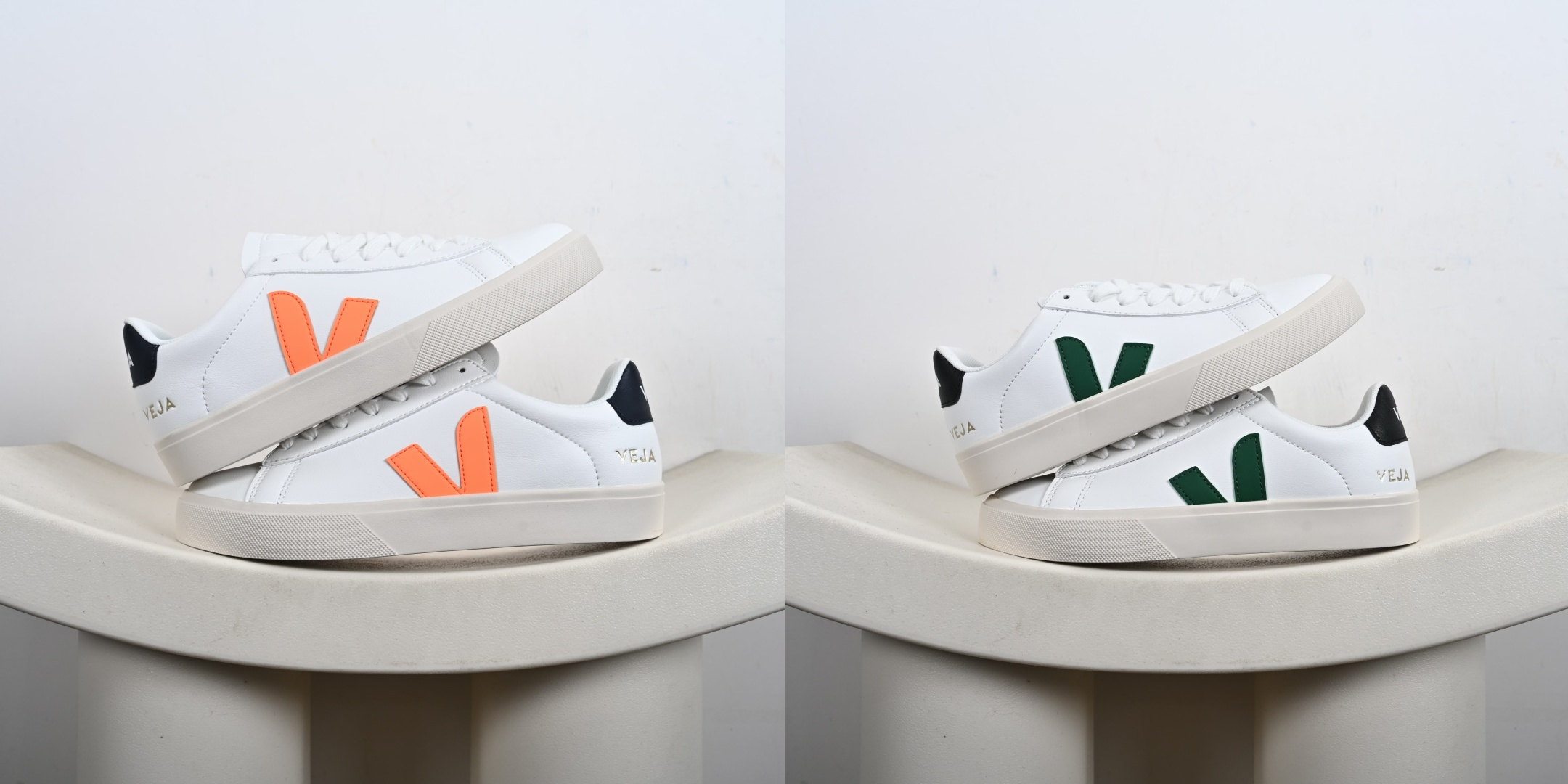 #合集💕
本地💰105支持放店
veja Recife Logo CHROMEFREE LEA
法国小众品牌Veja小白鞋 经典小板鞋
增高且有型 妥妥的通勤之王 
VEJA始终以绿色地球和低碳运动为宗旨
品牌的所有单品也均用环保材料制作
始终以行动承担对环境的责任
此款VEJA 男女款情侣运动鞋
采用透气皮革鞋面 时尚简约 轻薄舒适
官方货号: CP052195、CP051928
尺码: 36-45没半码-L2-7X