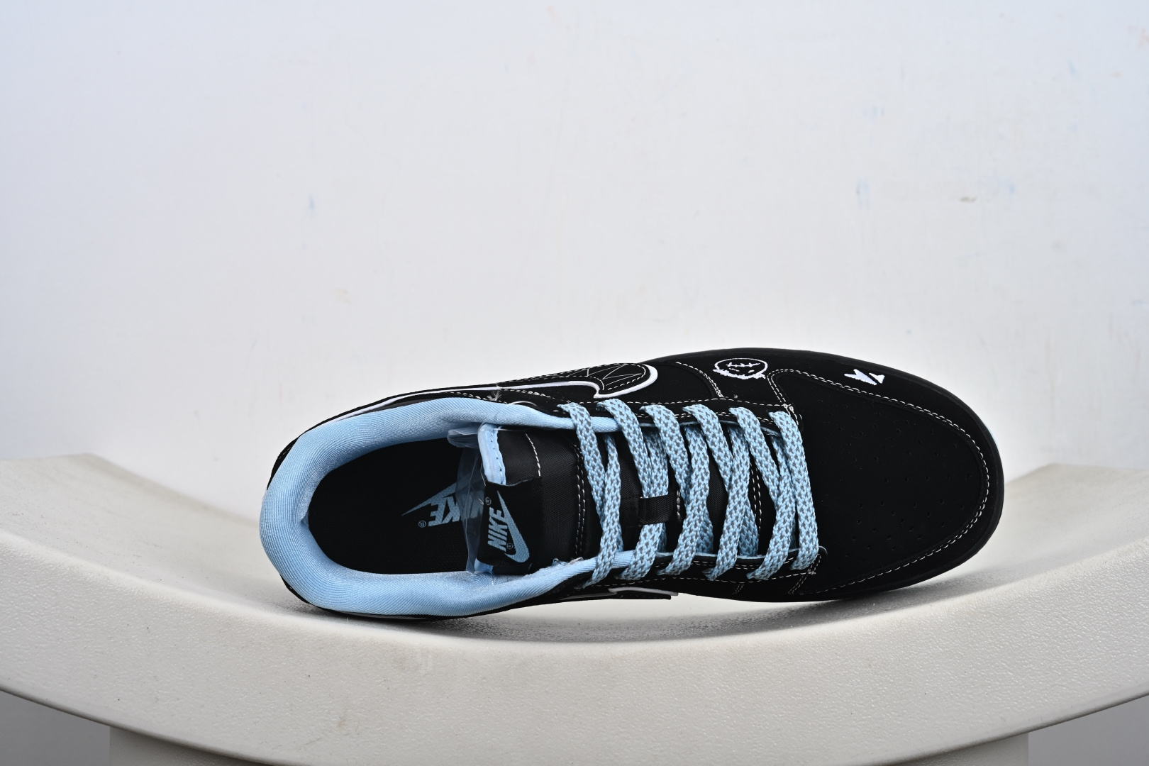 Nike SB Dunk Low x Fear of God 黑红小勾满天星 高端定制 低帮休闲板鞋 KK1333-052