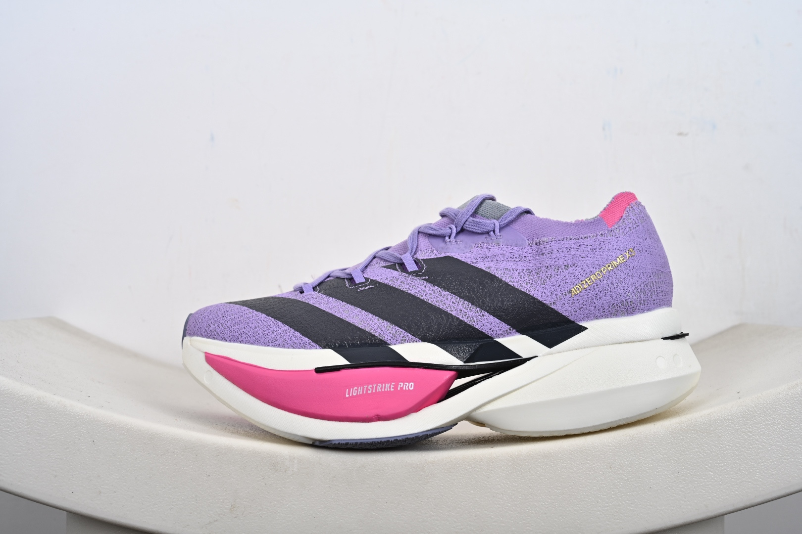 纯原 adidas Adizero Prime X 3.0 Strung 舒适防滑耐磨 低帮 长跑短跑跑步鞋 JR7411