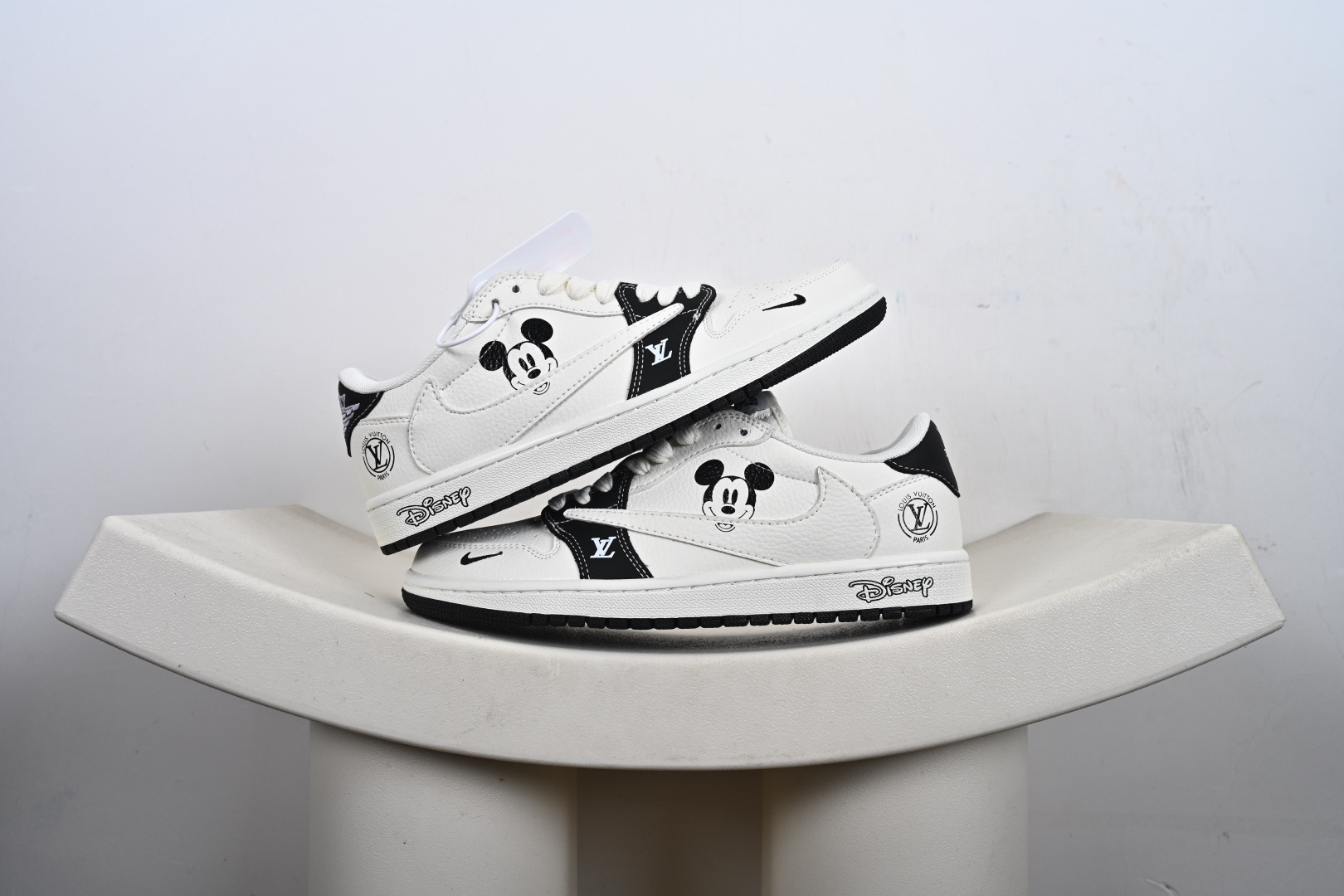 Nike Air Jordan 1 Low 定制配色 LV联名 定制AJ联名-高端定制 低帮复古文化板鞋 DZ2688-003