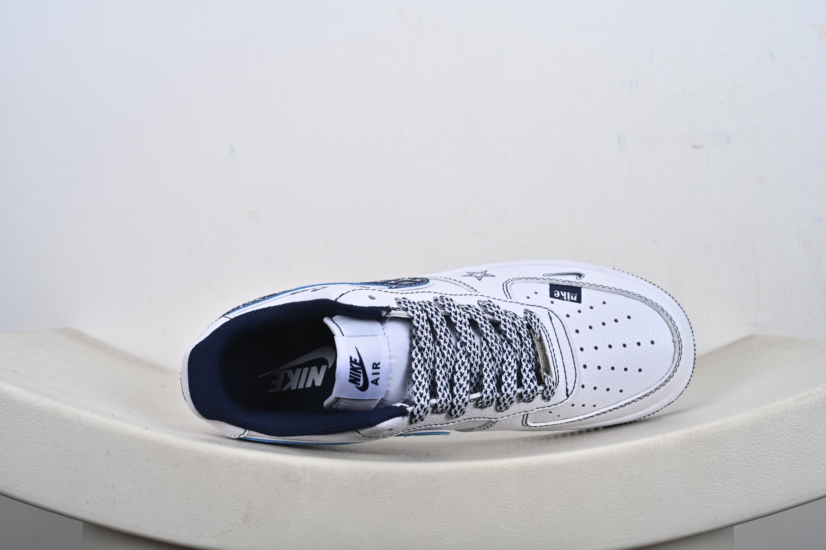 定制版NK Air Force 1 '07 Low “Supreme联名——白蓝五星”空军一号 低帮 运动鞋 XZ6188-151