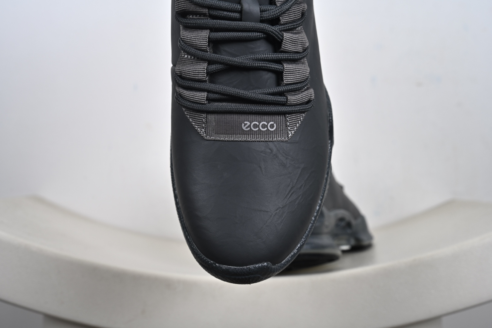 ECCO爱步跑步鞋百搭舒适 秋冬新款厚底休闲运动鞋男鞋