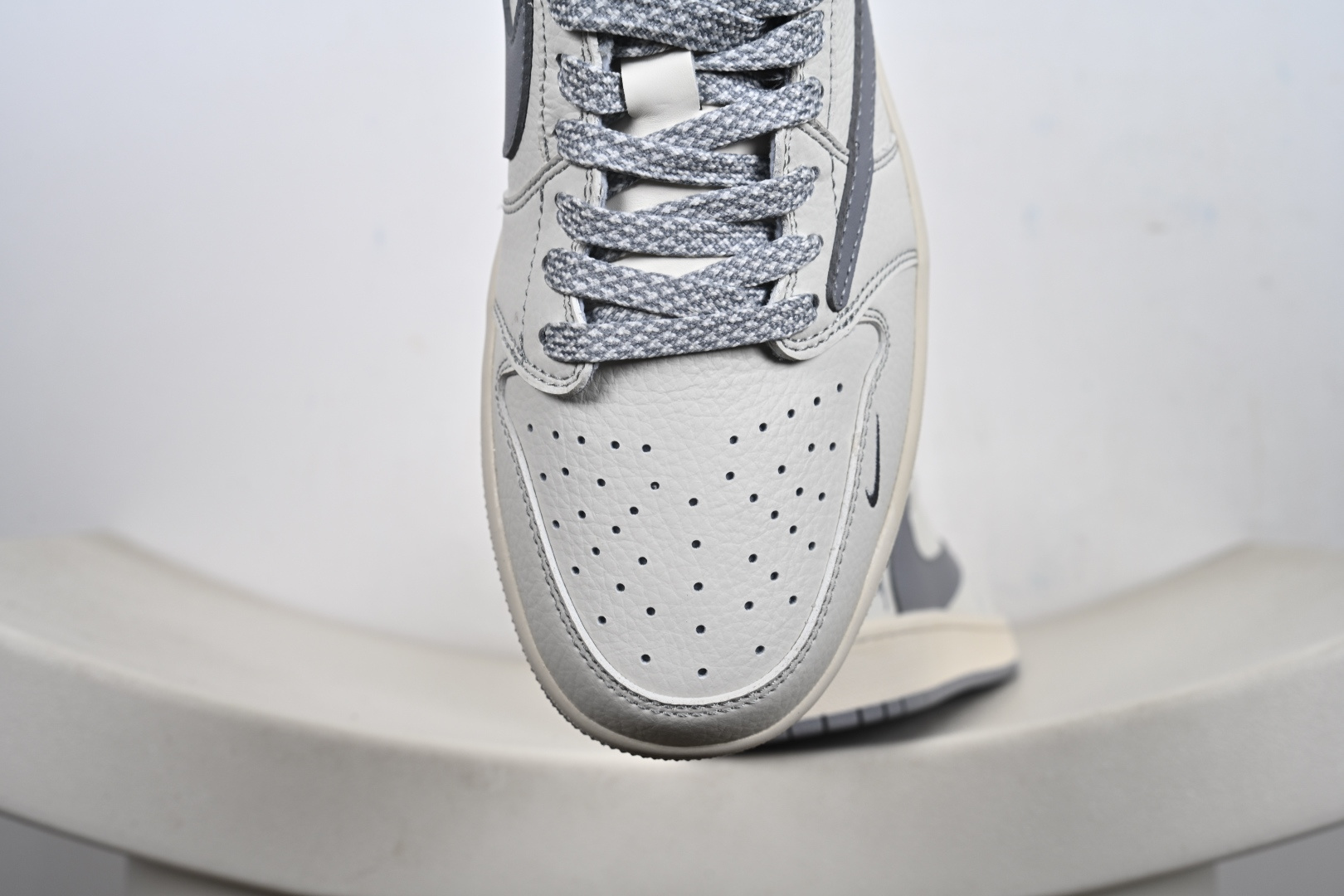 Nike Air Jordan 1 x Travis Scott AJ1 倒勾 乔一 倒钩 DIY定制 耐克低帮文化篮球鞋 CS5288-501