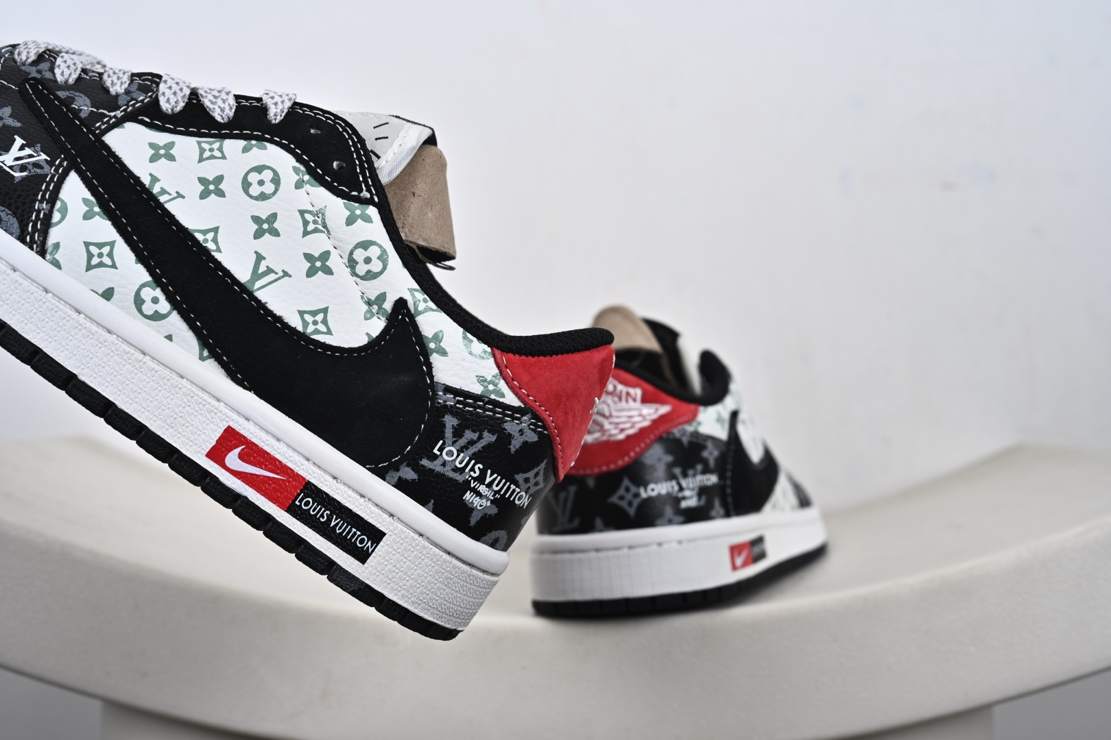 260 定制版Air Jordan 1 Low AJ1 乔1 LV联名款 高端定制 低帮复古篮球鞋 DZ5899-036