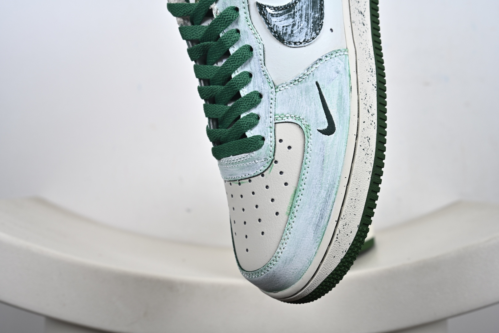 240 手绘涂鸦“青竹墨韵”Nike Air Force 1 “Bamboo in Ink Wash”空军一号定制板鞋 FB1839-123