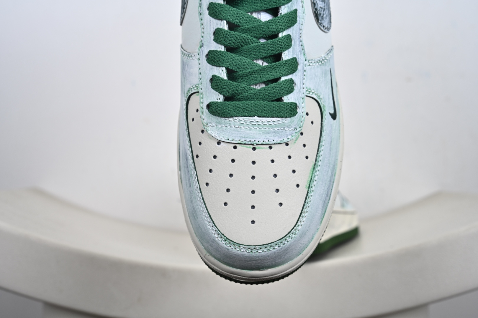 240 手绘涂鸦“青竹墨韵”Nike Air Force 1 “Bamboo in Ink Wash”空军一号定制板鞋 FB1839-123
