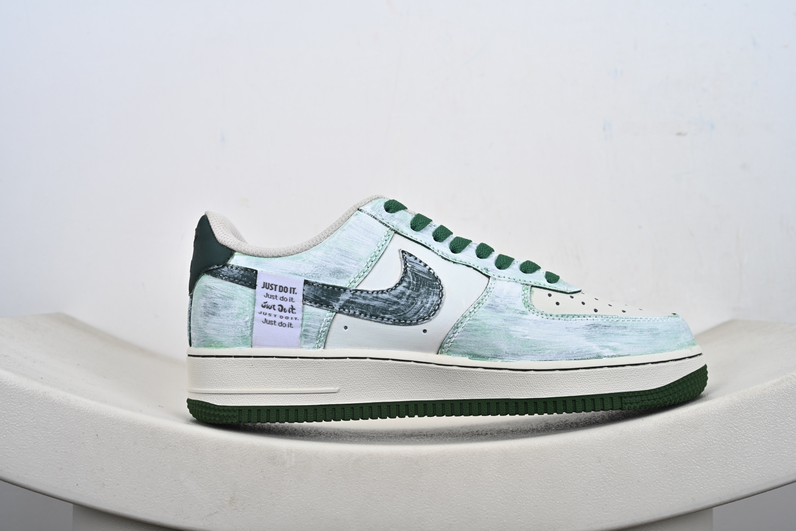 240 手绘涂鸦“青竹墨韵”Nike Air Force 1 “Bamboo in Ink Wash”空军一号定制板鞋 FB1839-123