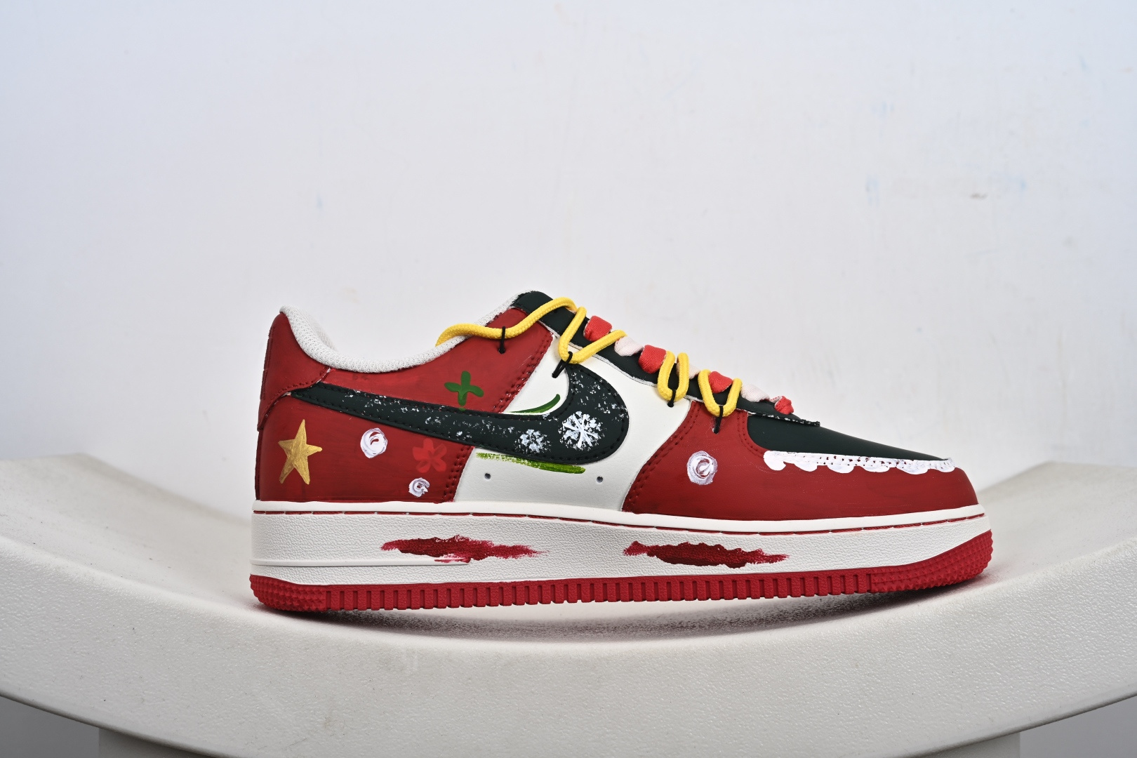 240 定制版Nike Air Force 1'07 Low ”Christmas Frosting” 手绘涂鸦 圣诞糖霜 空军一号低帮休闲板鞋 SD1990-101-Chinese UA Cheap High Quatity Brand Clothes Bags handbags Sneakers wholesale wholesaler seller from China Factory suppliers Fashion Clothing Shoes best Quality Beautiful Price 240 定制版Nike Air Force 1'07 Low ”Christmas Frosting” 手绘涂鸦 圣诞糖霜 空军一号低帮休闲板鞋 SD1990-101