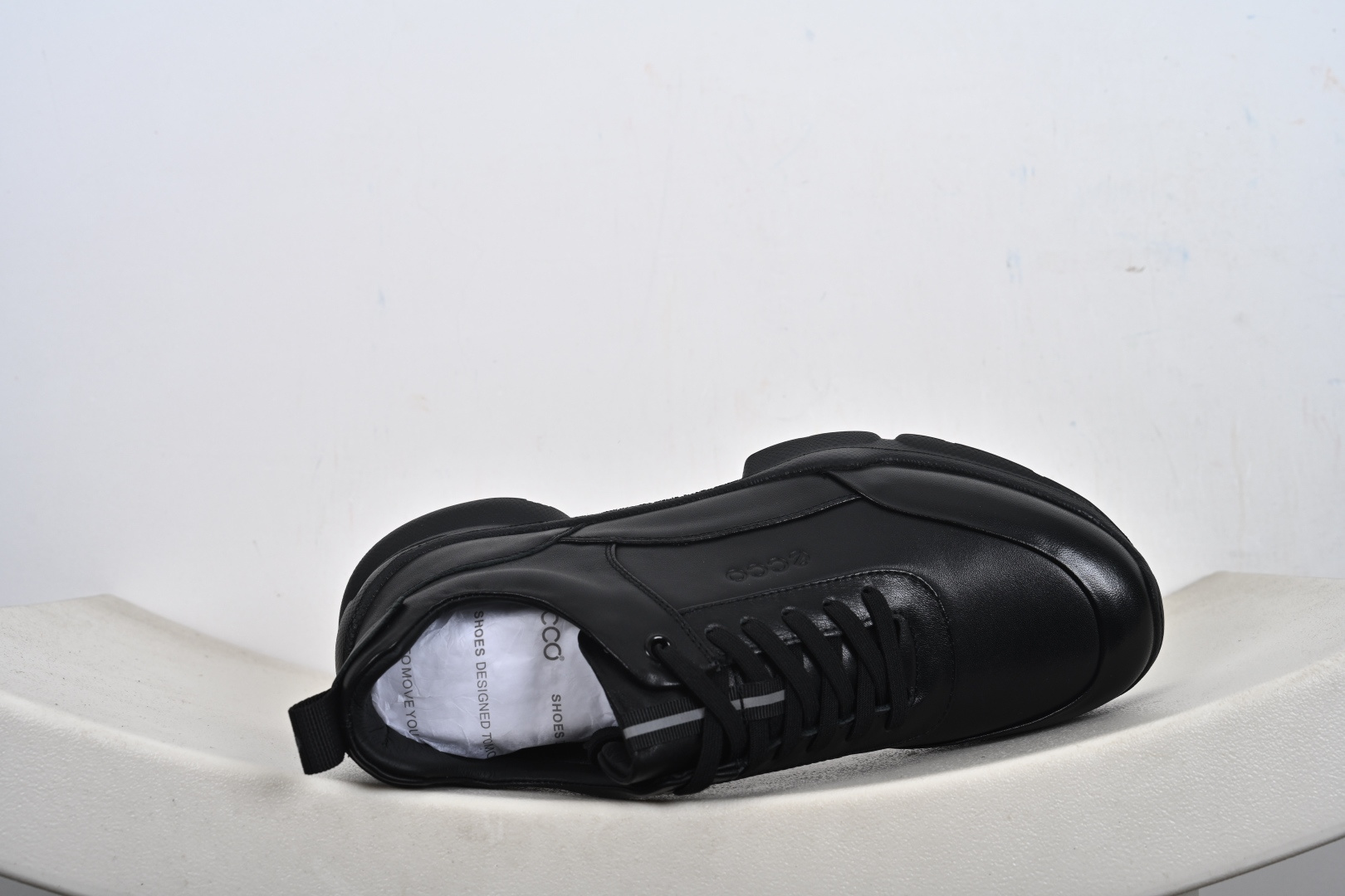 广东纯原版本Ecco 爱步 正装休闲系列男士套脚鞋 882517-010