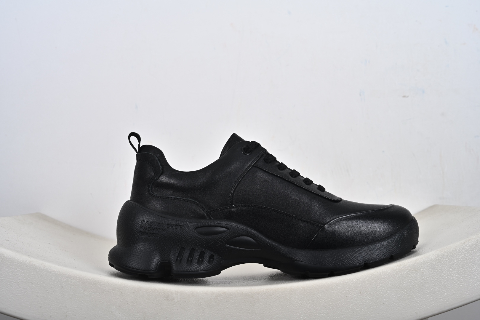 广东纯原版本Ecco 爱步 正装休闲系列男士套脚鞋 882517-010