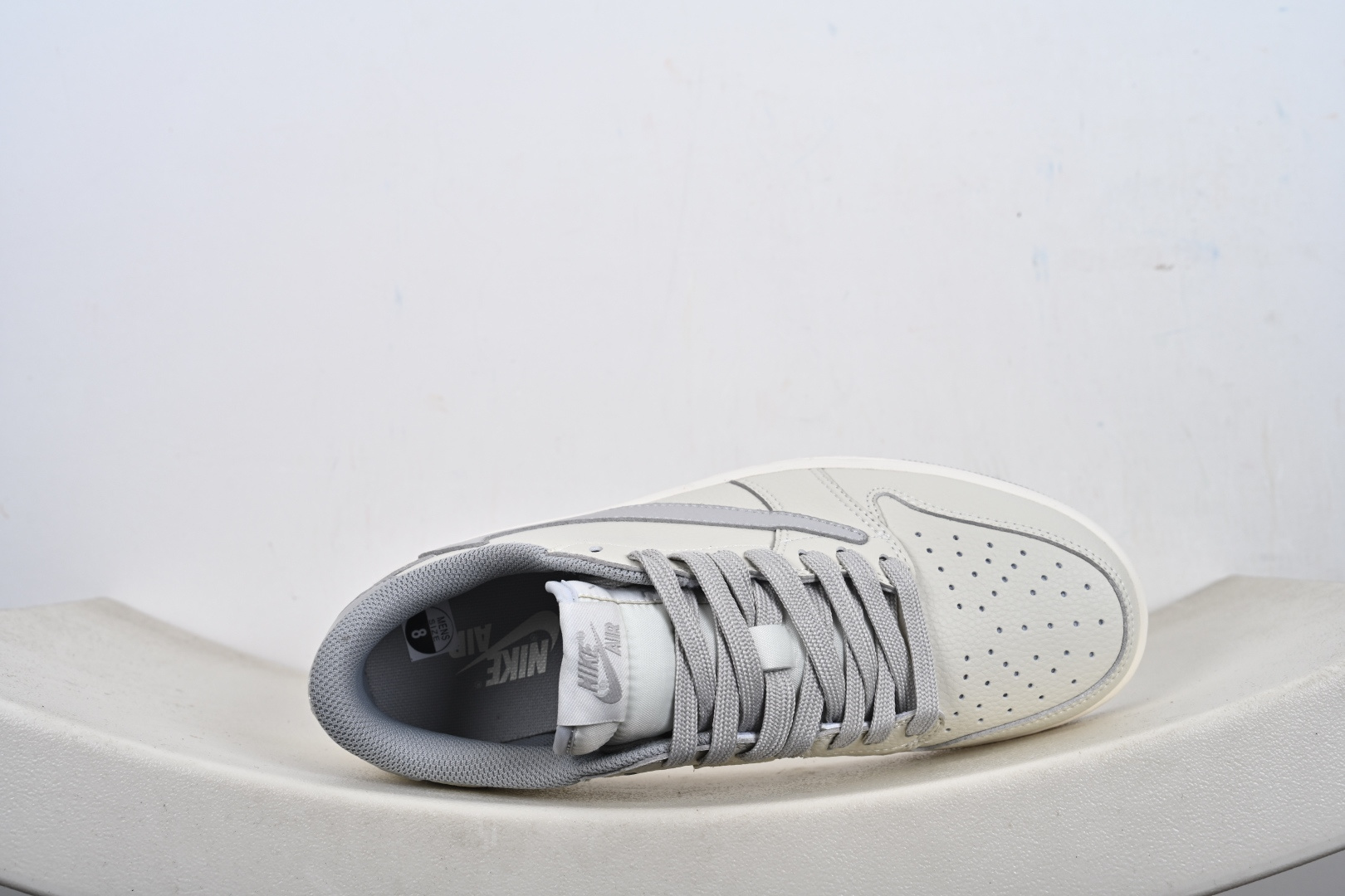 高端定制 Fragment design x Jordan 1 Low 闪电联名 倒勾低帮休闲版本 LK1099-062