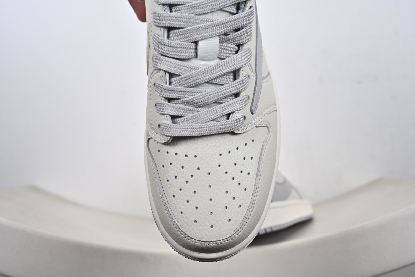 高端定制 Fragment design x Jordan 1 Low 闪电联名 倒勾低帮休闲版本 LK1099-062