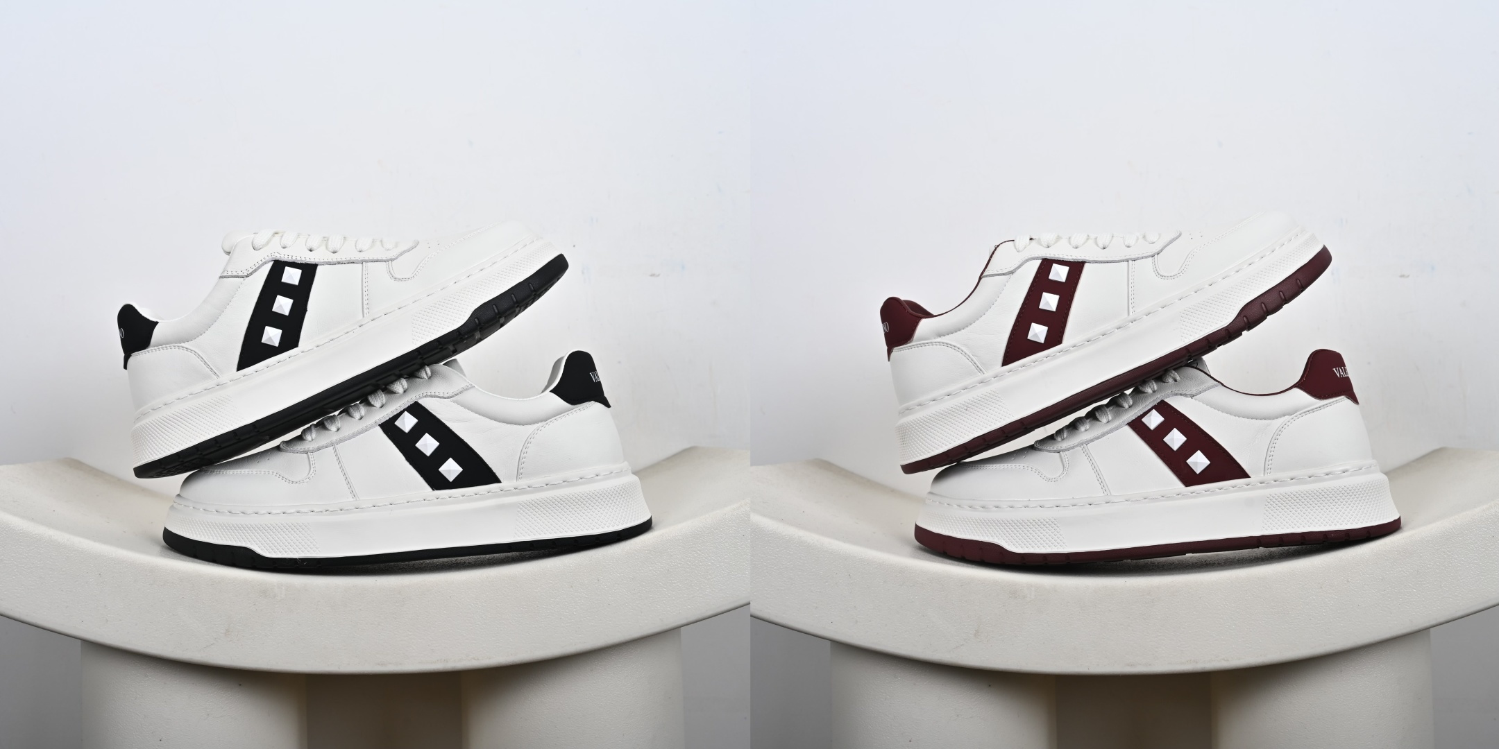 #合集💕
本地💰290终端供货
Valentino 华伦天奴休闲铆钉小白鞋
2025最新款时尚运动板鞋 广东纯原出品
走秀情侣爆款 杨洋 关晓彤等众多明星同款 
软羊皮低帮运动鞋 经典百搭款 
Rockstud untitled时尚板鞋  绗缝格纹与铆钉 
打造瞩目朋克风格 考究皮质构塑和简洁轮廓 
流畅的线条奠定酷感基调 
装饰金属质感橡胶效果 背面与鞋舌装饰 
穿出了不一样的随性和时髦 
阿那亚大秀可谓是刷爆了时尚圈 鞋面全油边 
面料：定制牛皮+独家开模TPU大底 全套包装 
官方货号: P37538H
SIZE：39 40 41 42 43 44-M1-F4