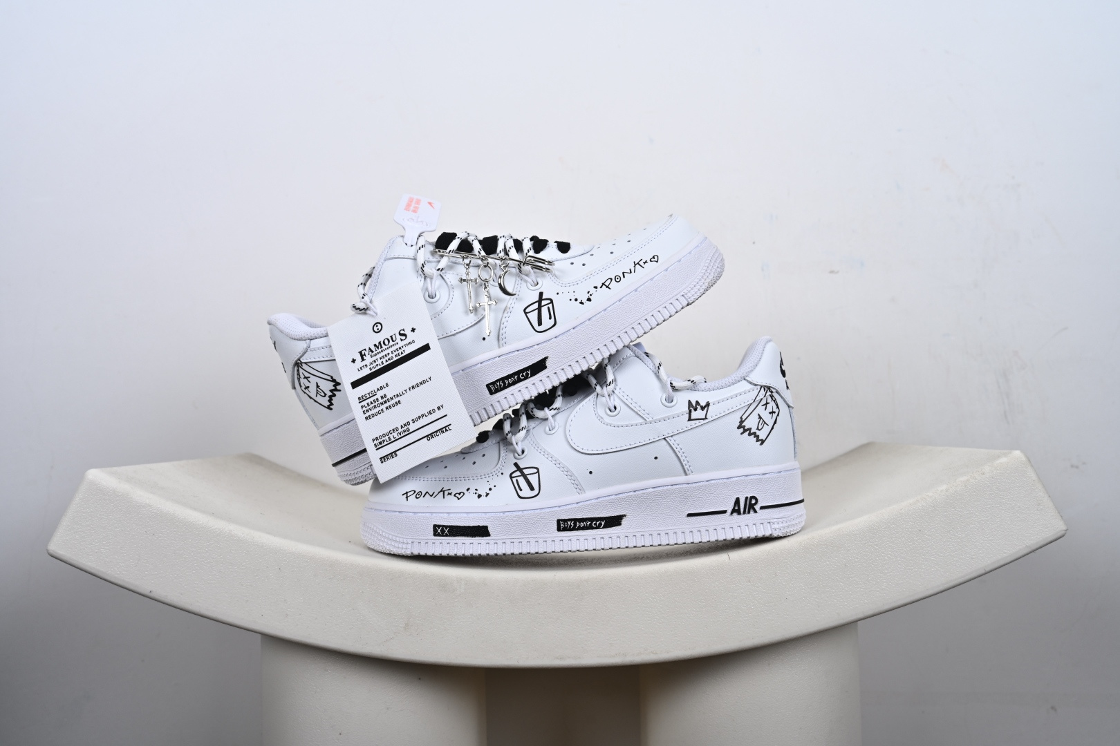 Nike Air Force 1 Low 07 白黑涂鸦 CZ8699-578