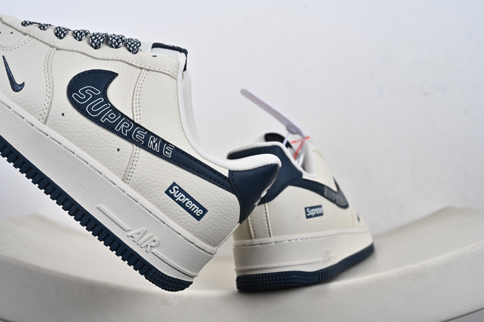 240 Nike Air Force 1'07 Low Supreme联名 字母雾霾蓝 空军一号低帮休闲板鞋 LD1999-003