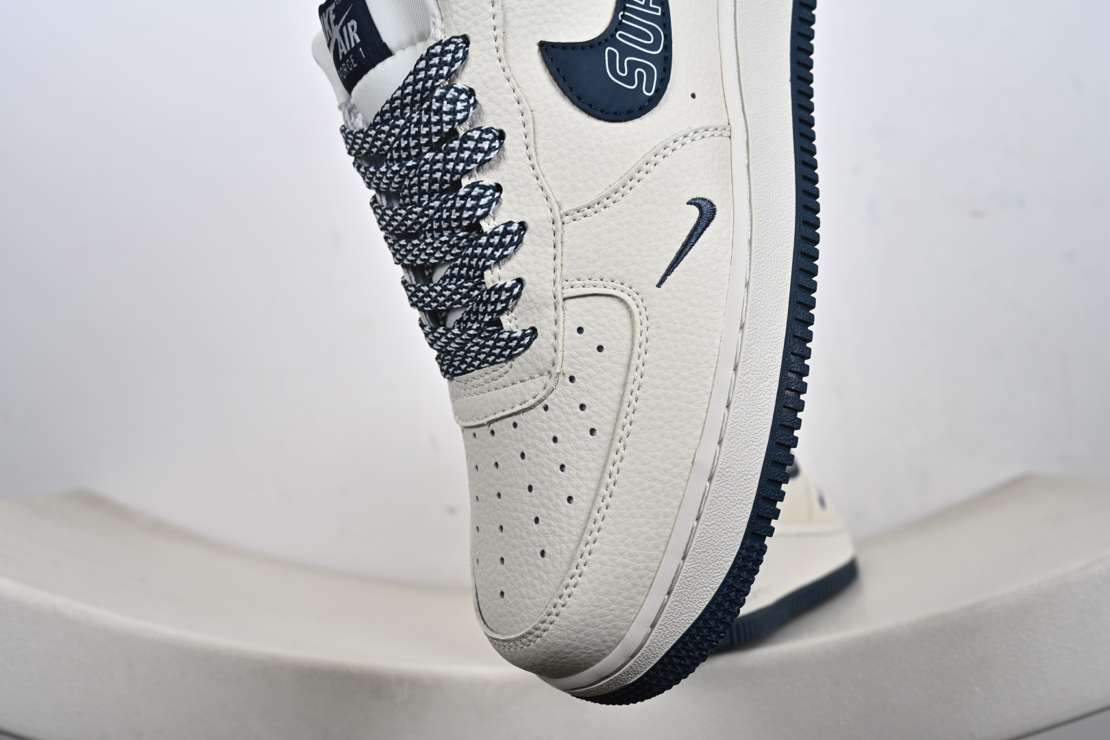 240 Nike Air Force 1'07 Low Supreme联名 字母雾霾蓝 空军一号低帮休闲板鞋 LD1999-003