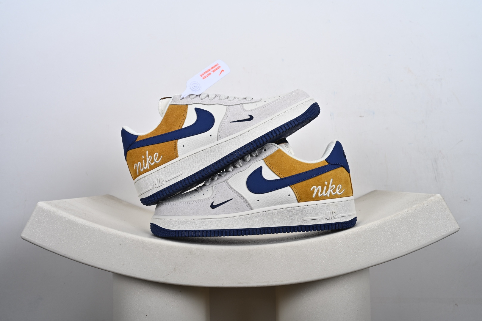 Nike Air Force 1’07 Low 白灰棕蓝拼接 空军一号低帮休闲板鞋 HF2794-100 Nike Air Force 1’07 Low 白灰棕蓝拼接 空军一号低帮休闲板鞋 HF2794-100