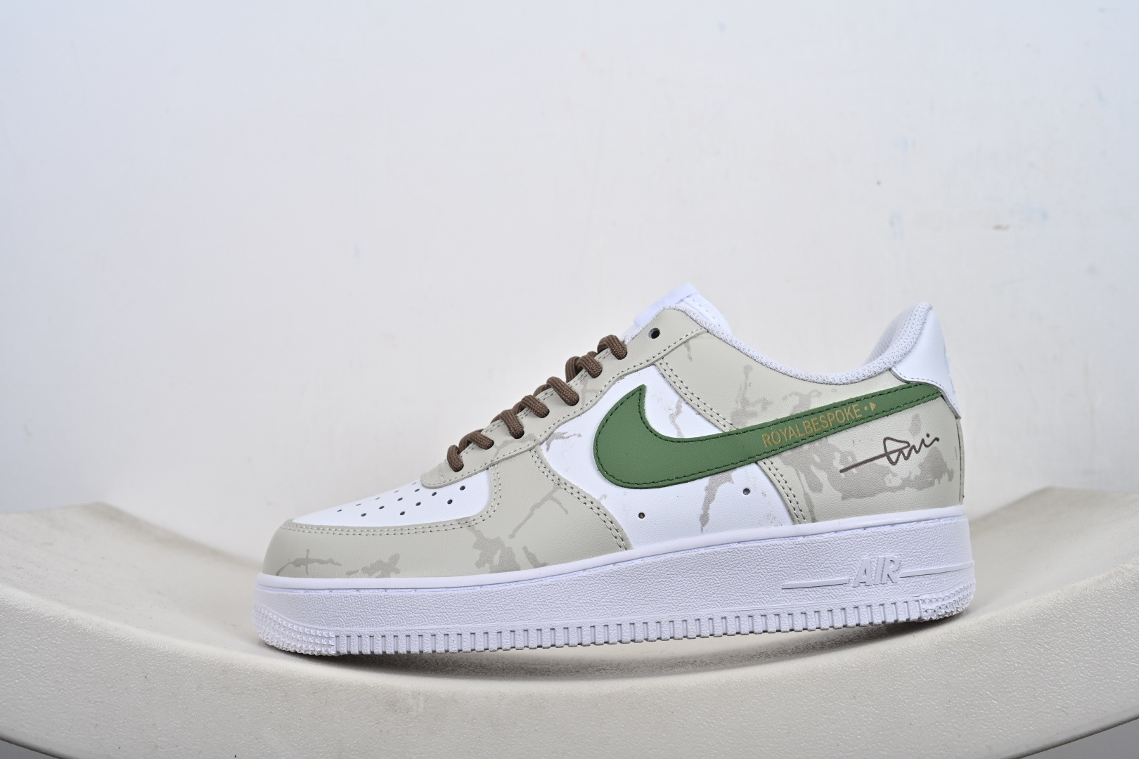 定制版 Nike Air Force 1'07 Low 棕绿序章 空军一号低帮休闲板鞋 ZH0316-130