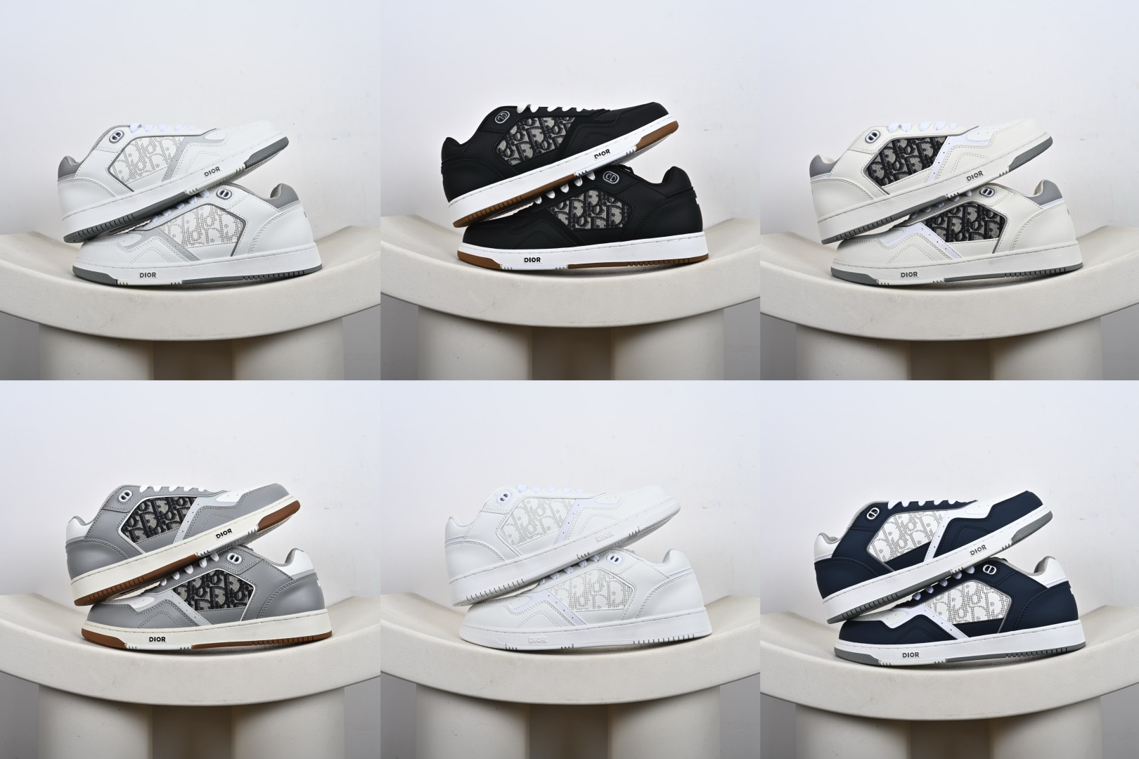 #合集💕
本地💰210优势放店
DIOR迪奥 B27 皮革 Oblique印花 低帮 低帮 时尚板鞋 
货号：3SN272ZIR16536、
Size：38-46-X7-E7