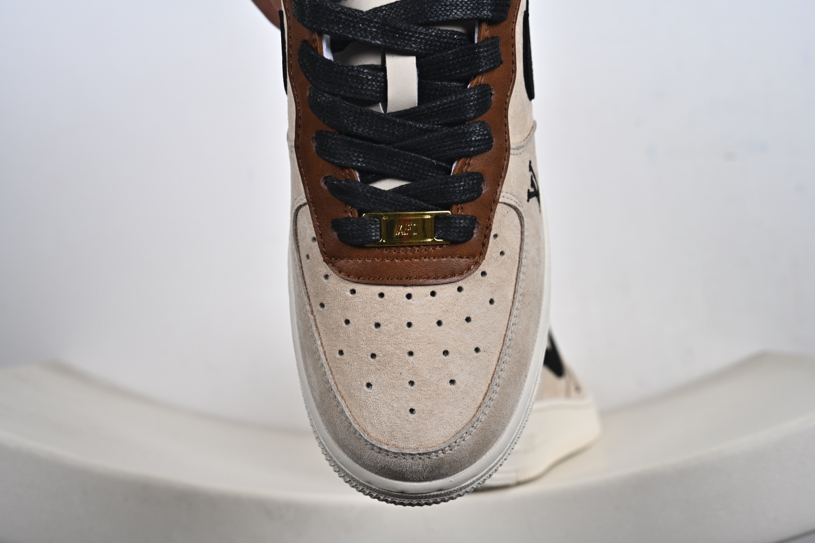 定制版 NIke Air Force 1 '07 Low “LV联名--奶茶焦糖” 空军一号低帮 运动鞋 FQ3546-100