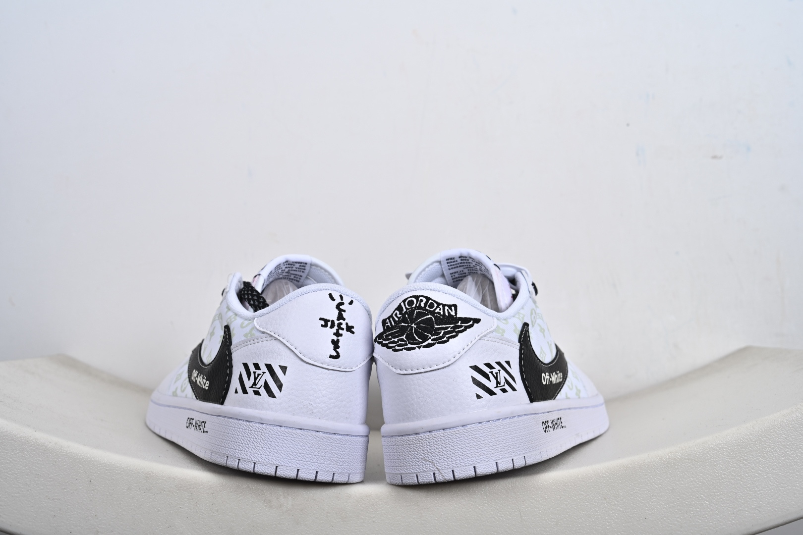240 Nike Jordan Air Jordan倒勾定制 低帮 复古 减震 防滑 耐磨 篮球鞋 HS2506-236