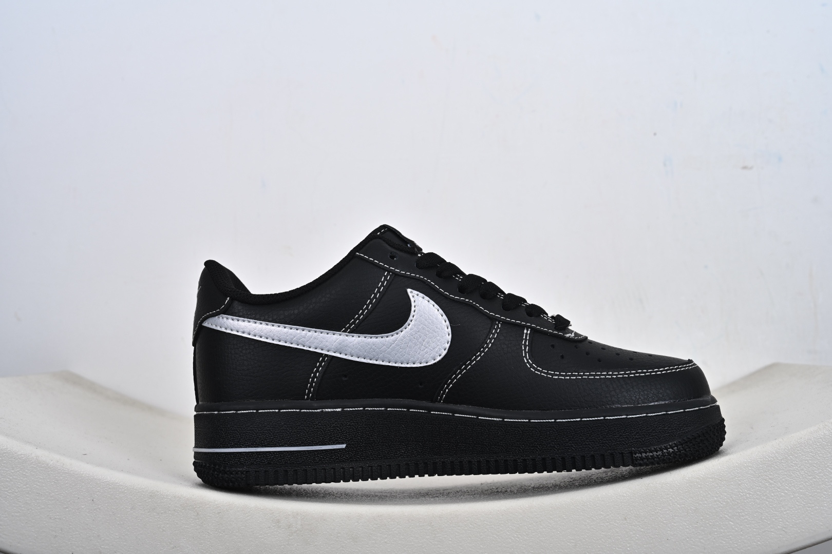 定制版 NK Air Force 1'07 Low 黑银小勾 空军一号低帮休闲板鞋 ZH0316-154