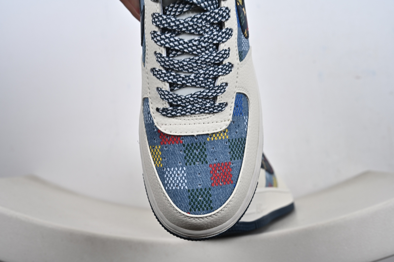 Nike Air Force 1 '07 Low “LV联名——米蓝彩色印花”空军一号 高端定制 低帮 运动鞋 休闲鞋 LD1999-005 Nike Air Force 1 '07 Low “LV联名——米蓝彩色印花”空军一号 高端定制 低帮 运动鞋 休闲鞋 LD1999-005