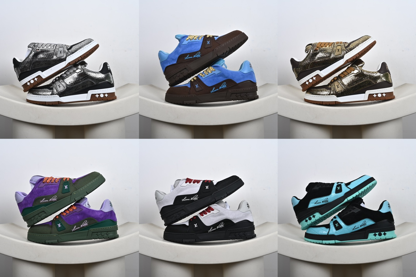 代购级别 Louis Vuitton Trainer 2021ss早春全新时装走秀运动鞋 代购级别 Louis Vuitton Trainer 2021ss早春全新时装走秀运动鞋