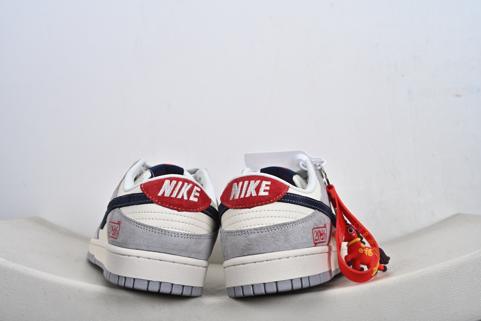 定制版 NK Dunk Low 马年限定 米黑猪八革 周年高端定制 低帮休闲板鞋 FC1688-255