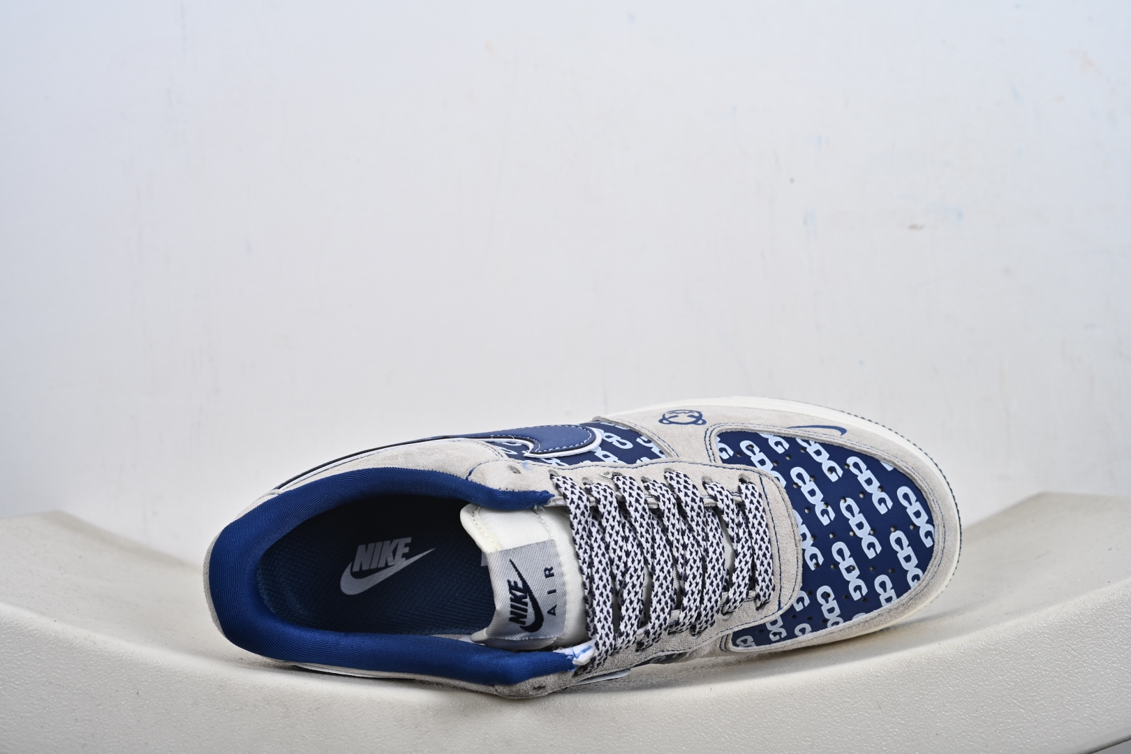 NIke Air Force 1 '07 Low “Supreme联名--灰蓝暴力熊 ”空军一号 低帮 运动鞋 SY1388-022