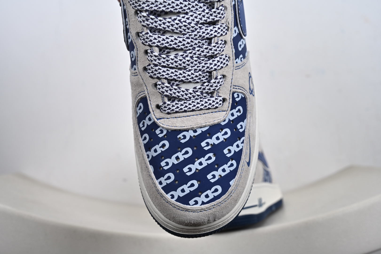 NIke Air Force 1 '07 Low “Supreme联名--灰蓝暴力熊 ”空军一号 低帮 运动鞋 SY1388-022