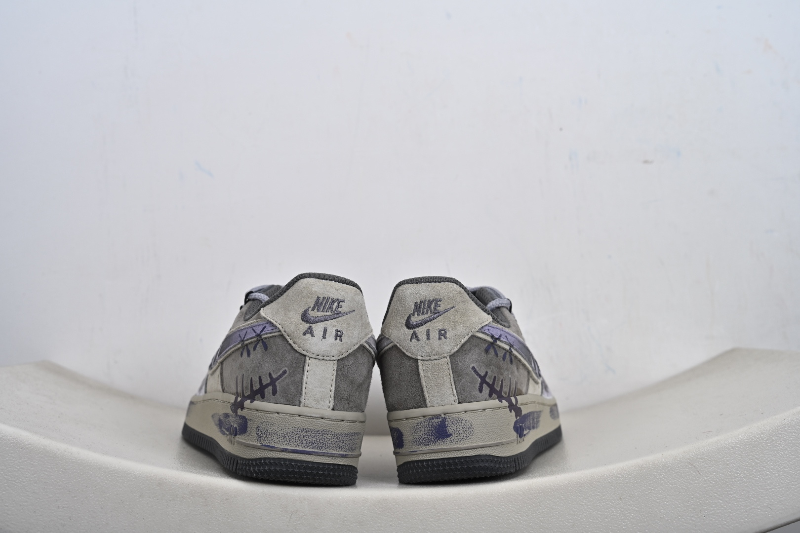 NIke Air Force 1 '07 Low 灰紫抽绳 空军一号低帮 YD2425-066
